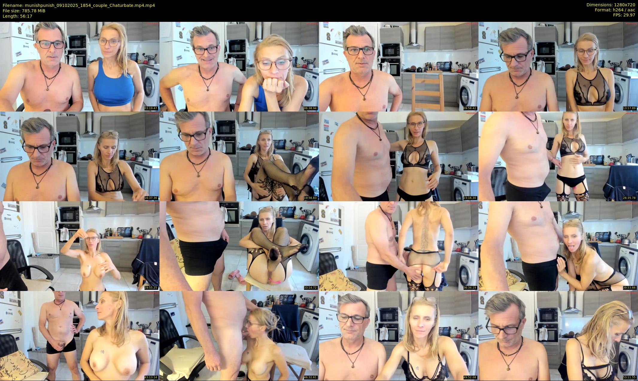 munishpunish — 57 minute Chaturbate couple cam show recording, 720p, Oct 9, 2025