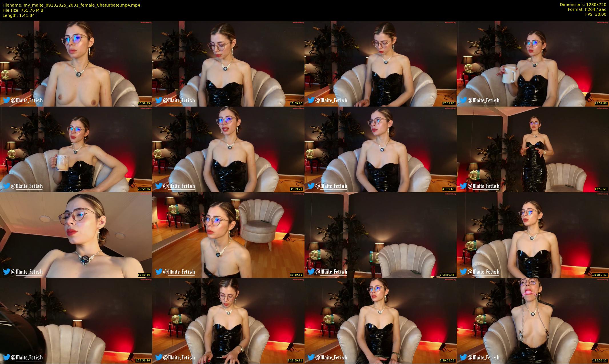 my_maite — 102 minute Chaturbate female cam show recording, 720p, Oct 9, 2025