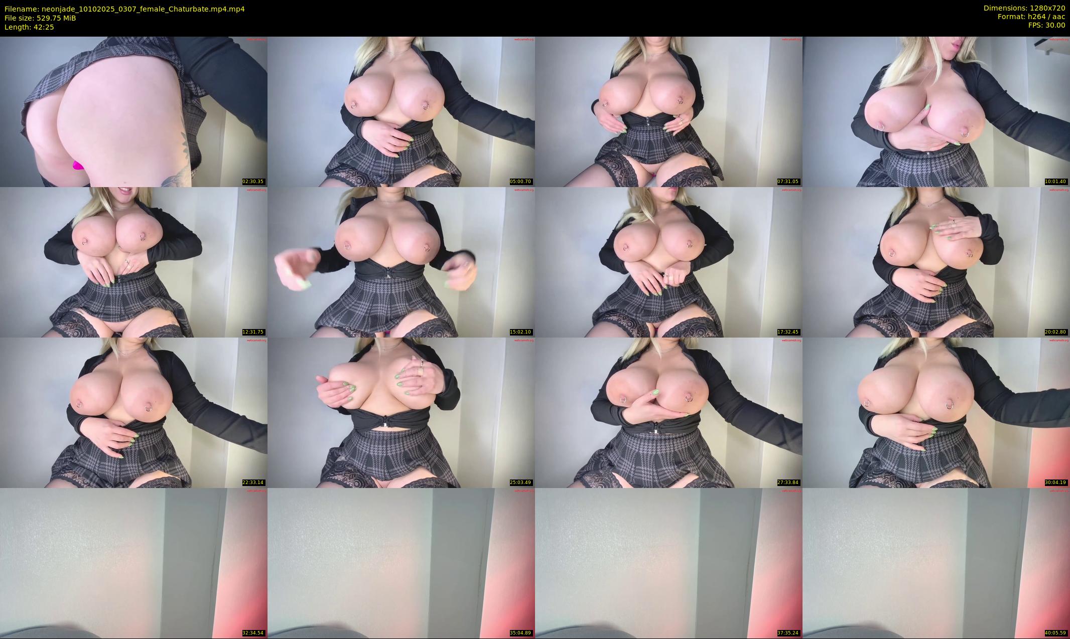 neonjade — 43 minute Chaturbate female cam show recording, 720p, Oct 10, 2025