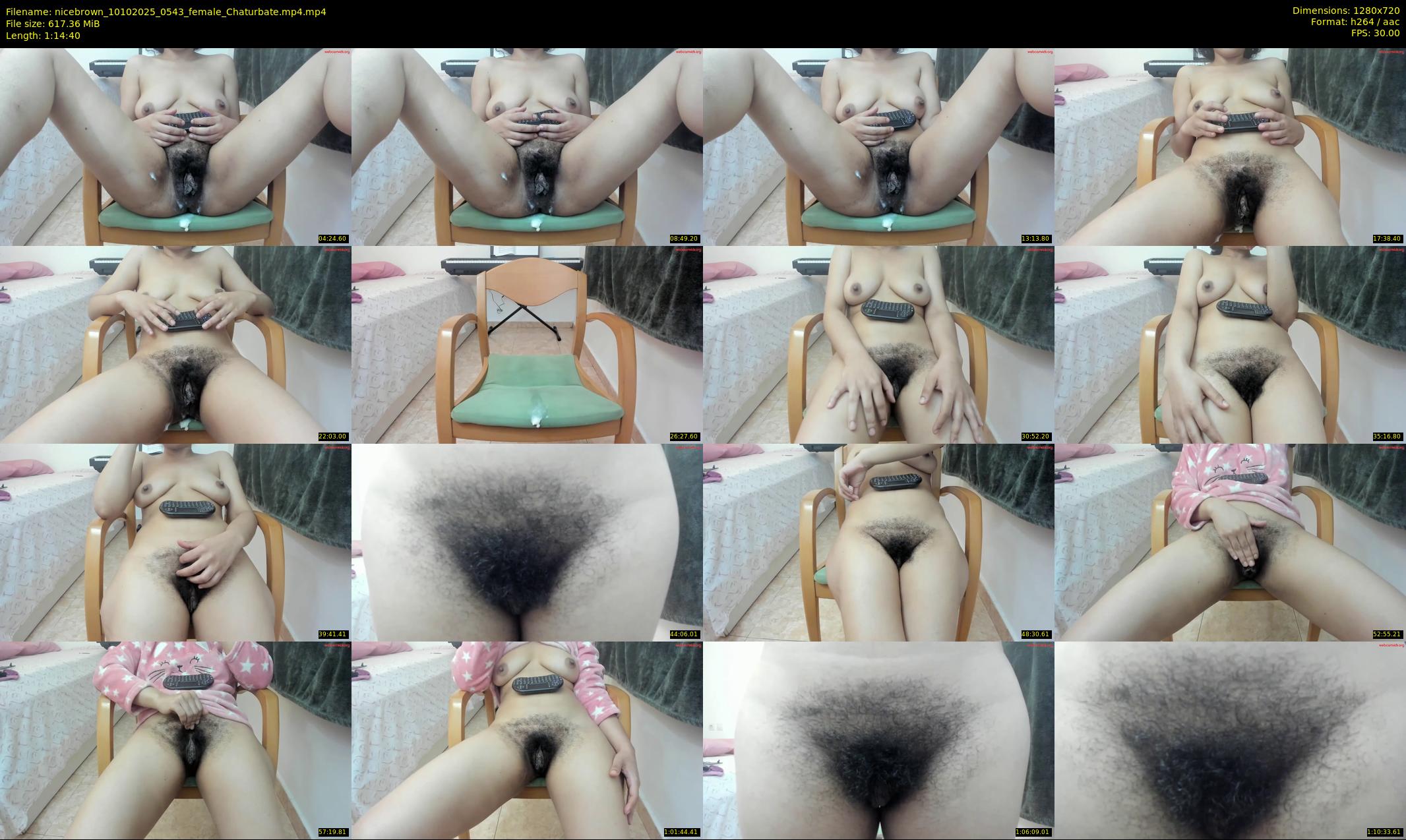 nicebrown — 75 minute Chaturbate female cam show recording, 720p, Oct 10, 2025