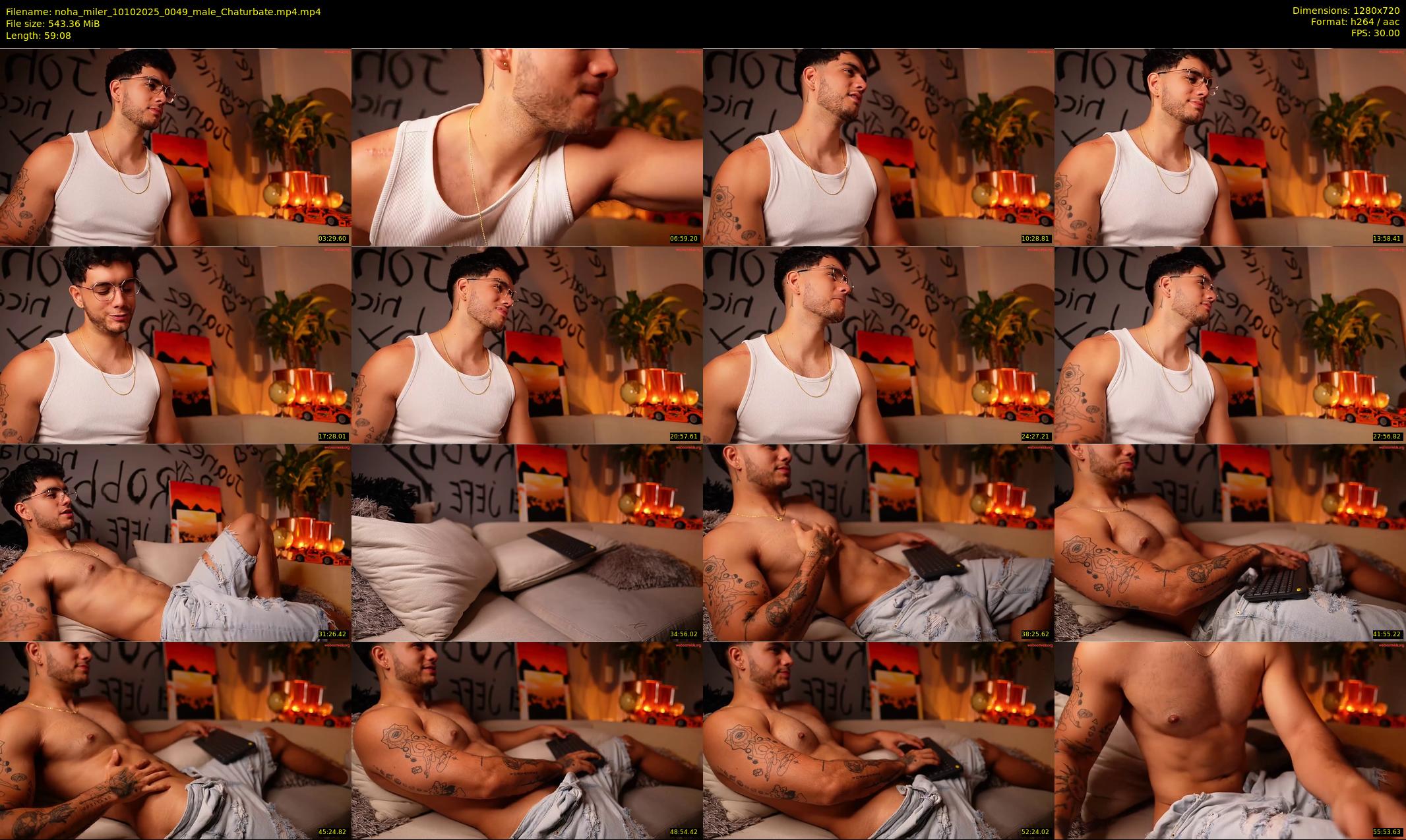 noha_miler — 60 minute Chaturbate male cam show recording, 720p, Oct 10, 2025