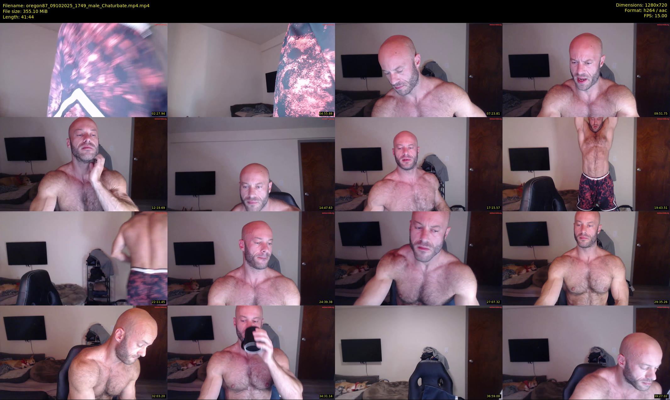 oregon87 — 42 minute Chaturbate male cam show recording, 720p, Oct 9, 2025