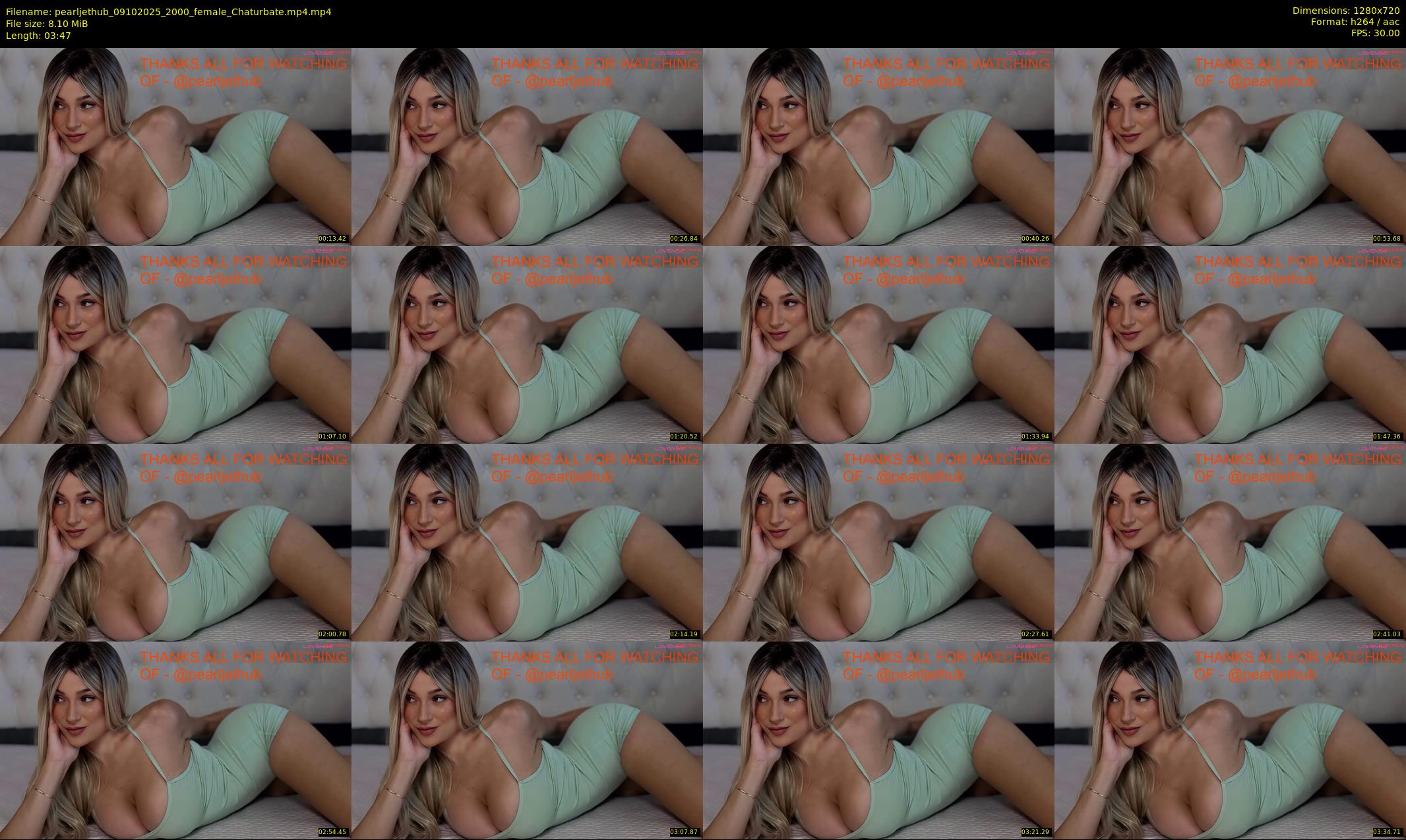 pearljethub — 4 minute Chaturbate couple cam show recording, 720p, Oct 9, 2025