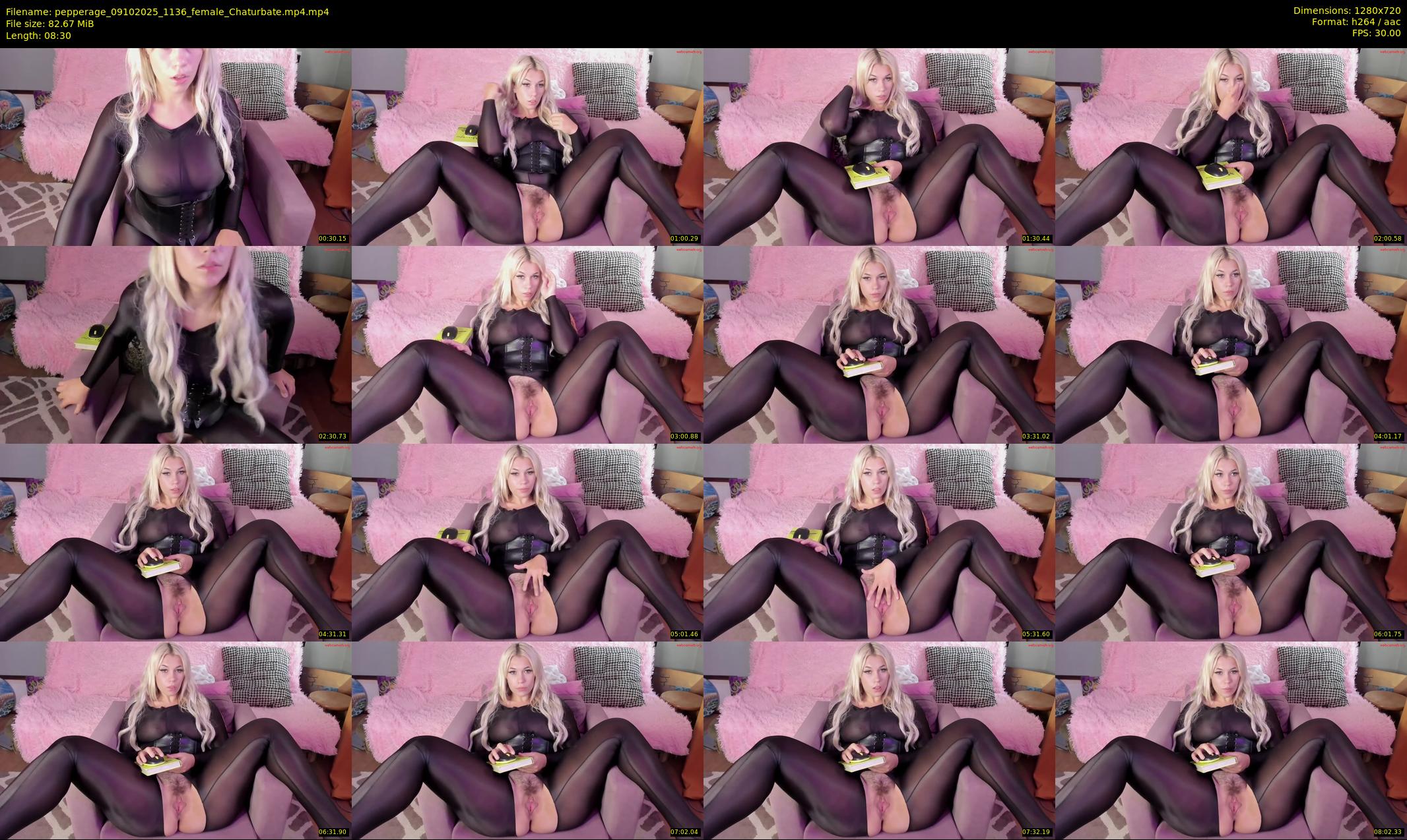 pepperage — 9 minute Chaturbate female cam show recording, 720p, Oct 9, 2025