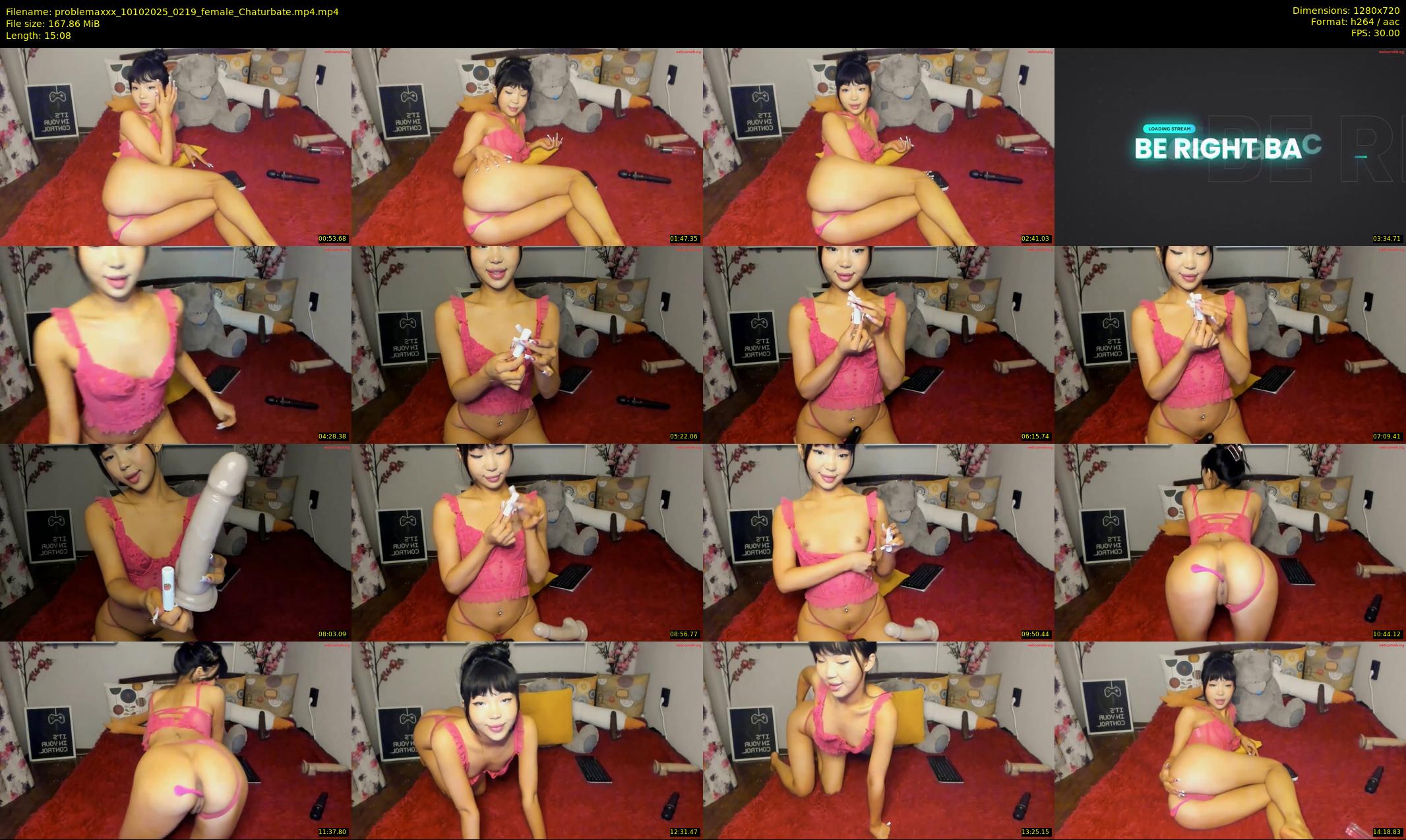 problemaxxx — 16 minute Chaturbate female cam show recording, 720p, Oct 10, 2025