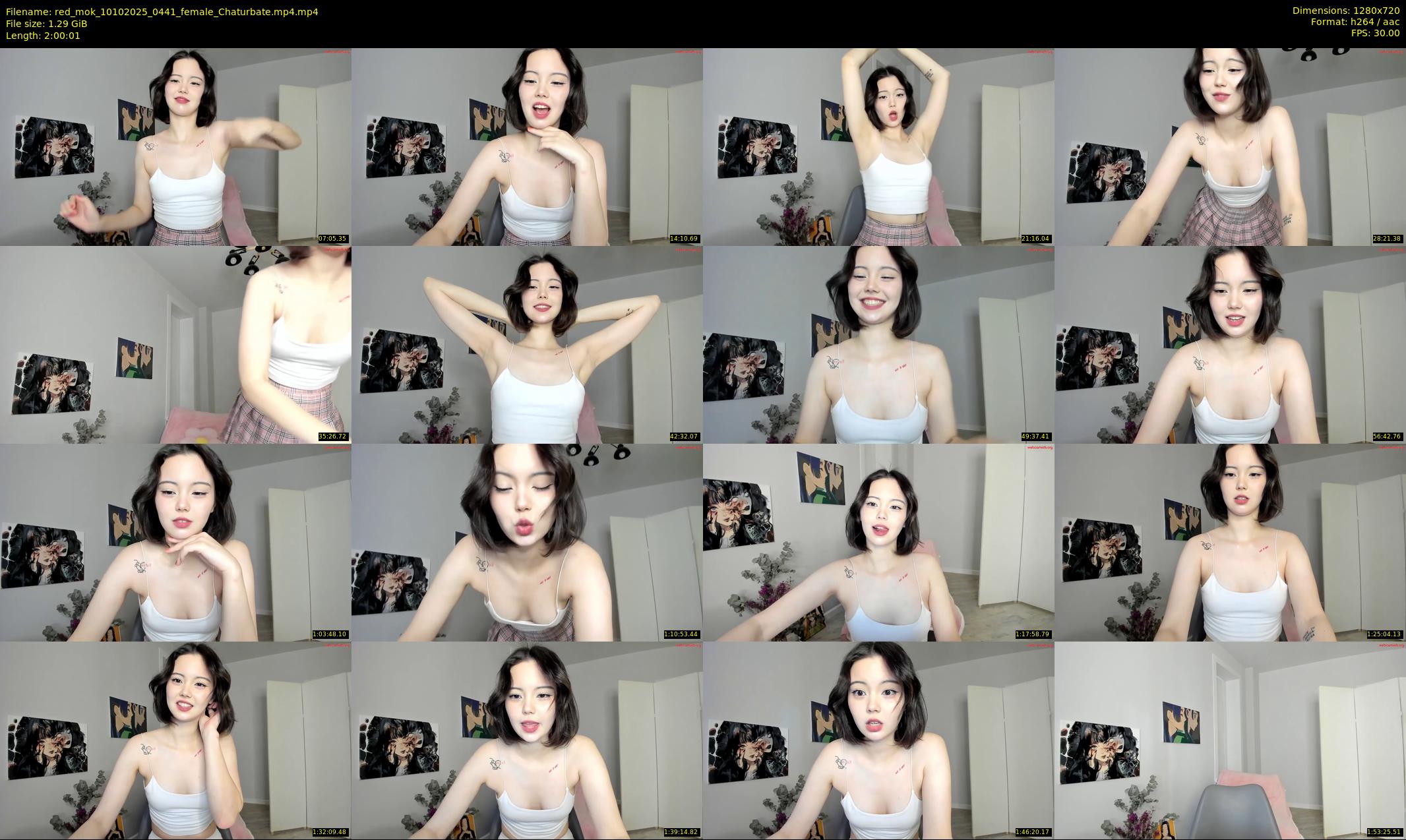 red_mok — 121 minute Chaturbate female cam show recording, 720p, Oct 10, 2025