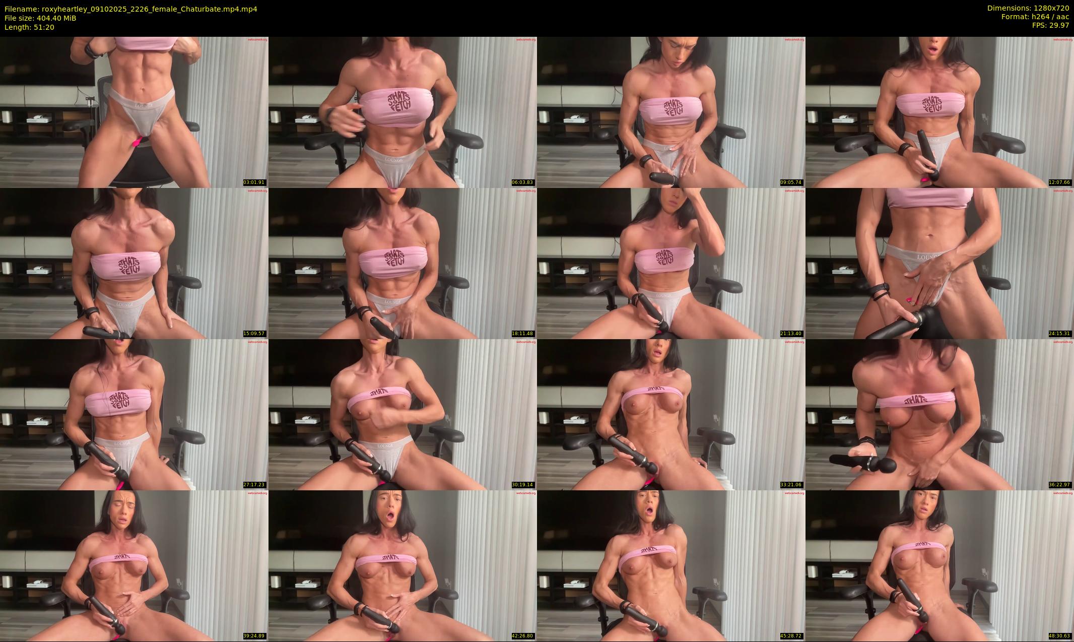 roxyheartley — 52 minute Chaturbate female cam show recording, 720p, Oct 9, 2025