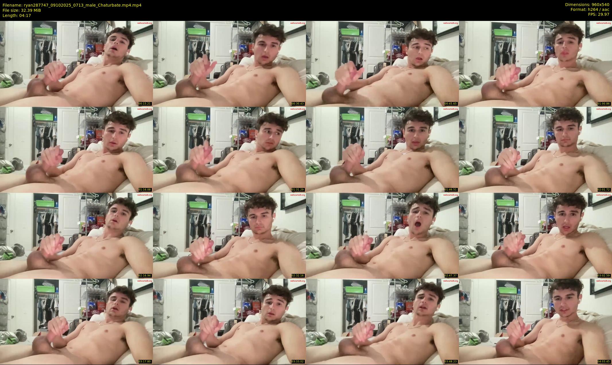 ryan287747 — 5 minute Chaturbate male cam show recording, 480p, Oct 9, 2025