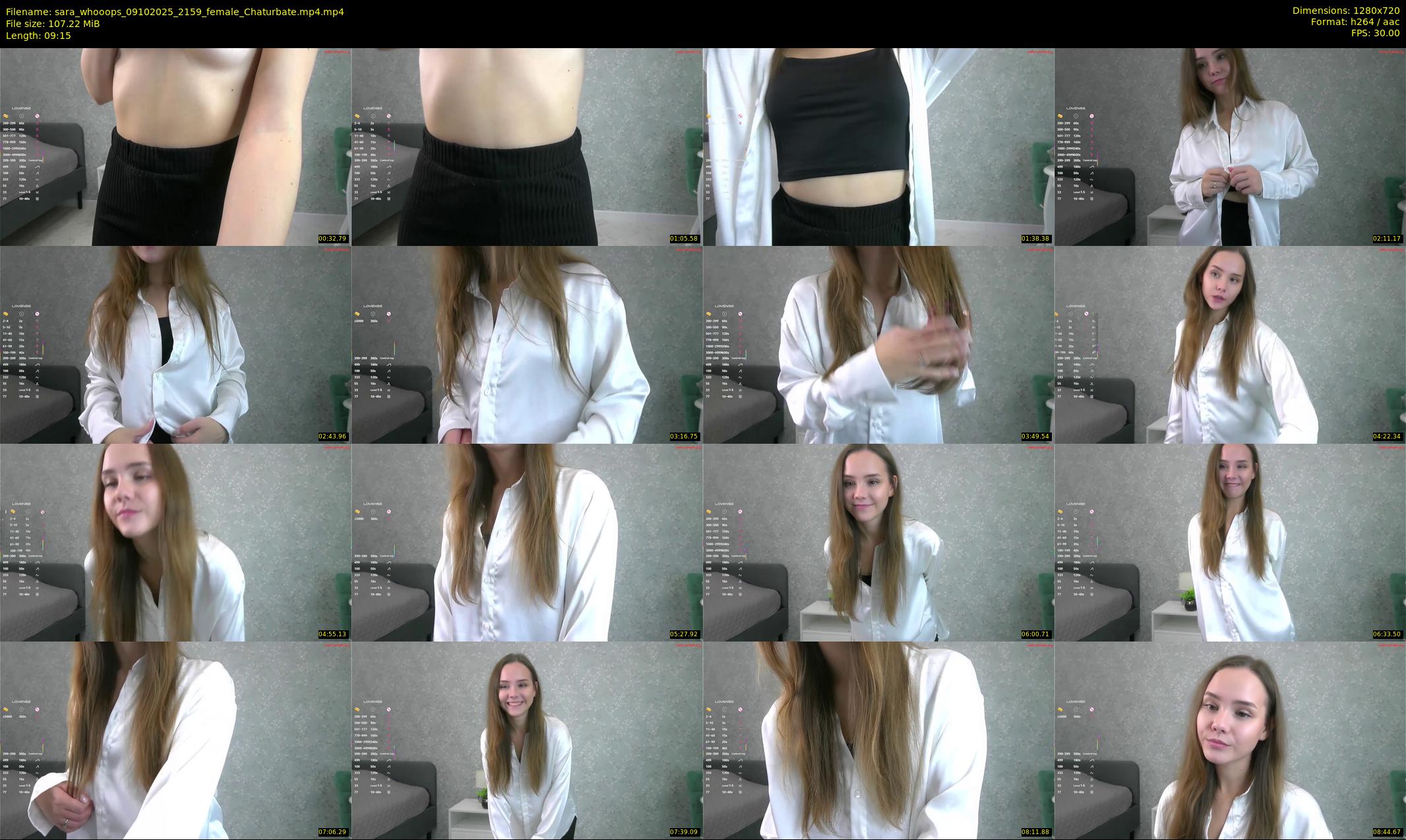 sara_whooops — 10 minute Chaturbate female cam show recording, 720p, Oct 9, 2025