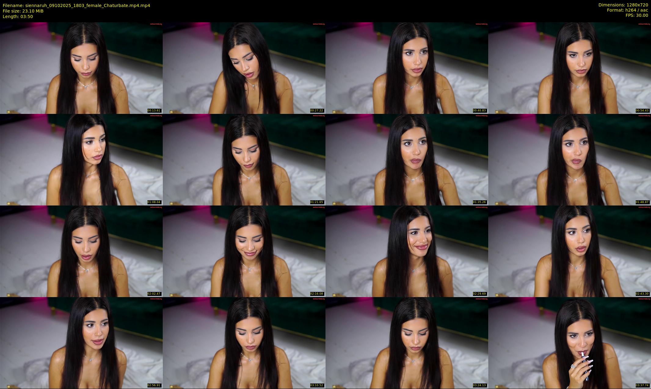 siennaruh — 4 minute Chaturbate female cam show recording, 720p, Oct 9, 2025