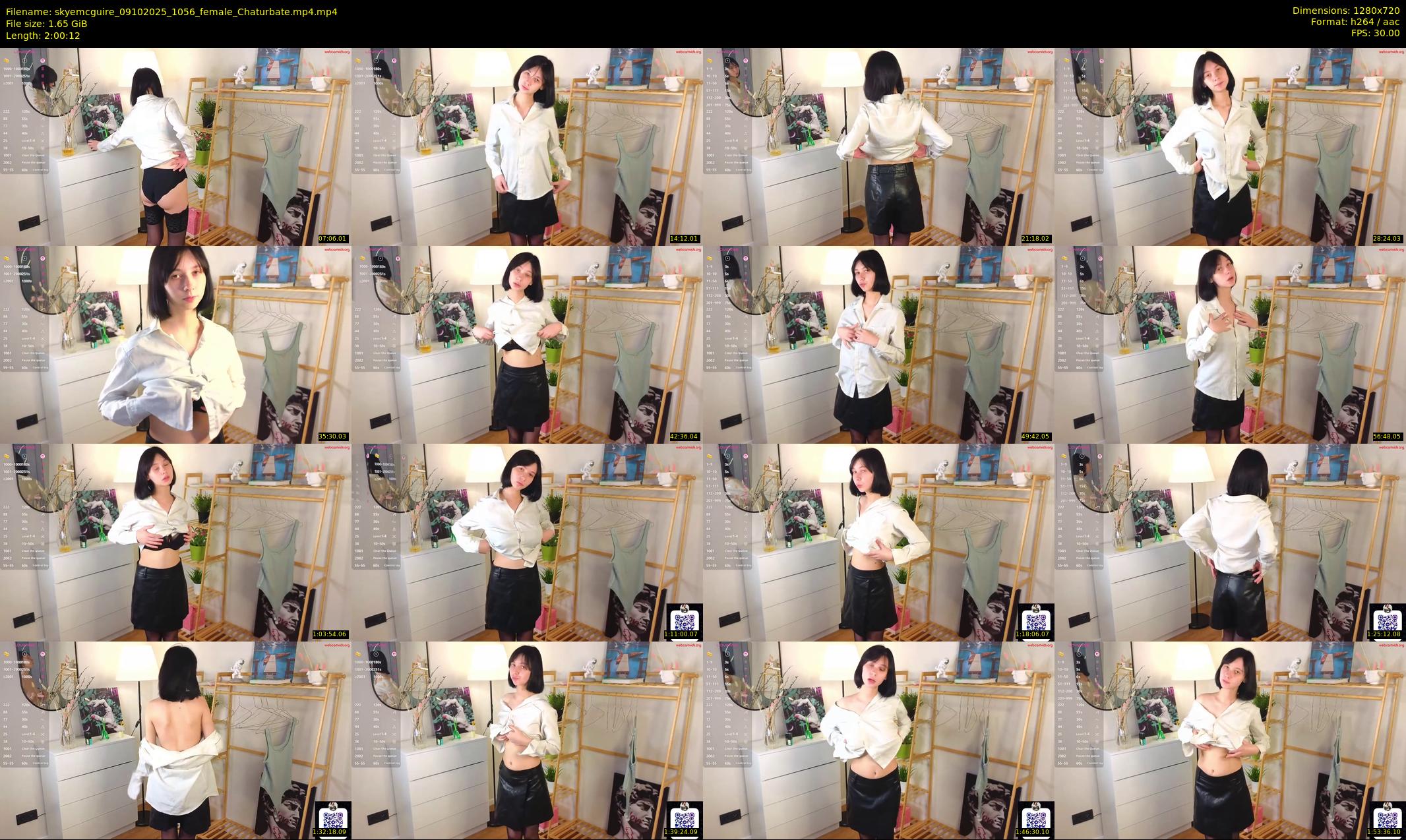 skyemcguire — 121 minute Chaturbate female cam show recording, 720p, Oct 9, 2025
