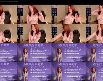 strawberryyfoxie — 5 minute Chaturbate female cam show recording, 720p, Oct 9, 2025