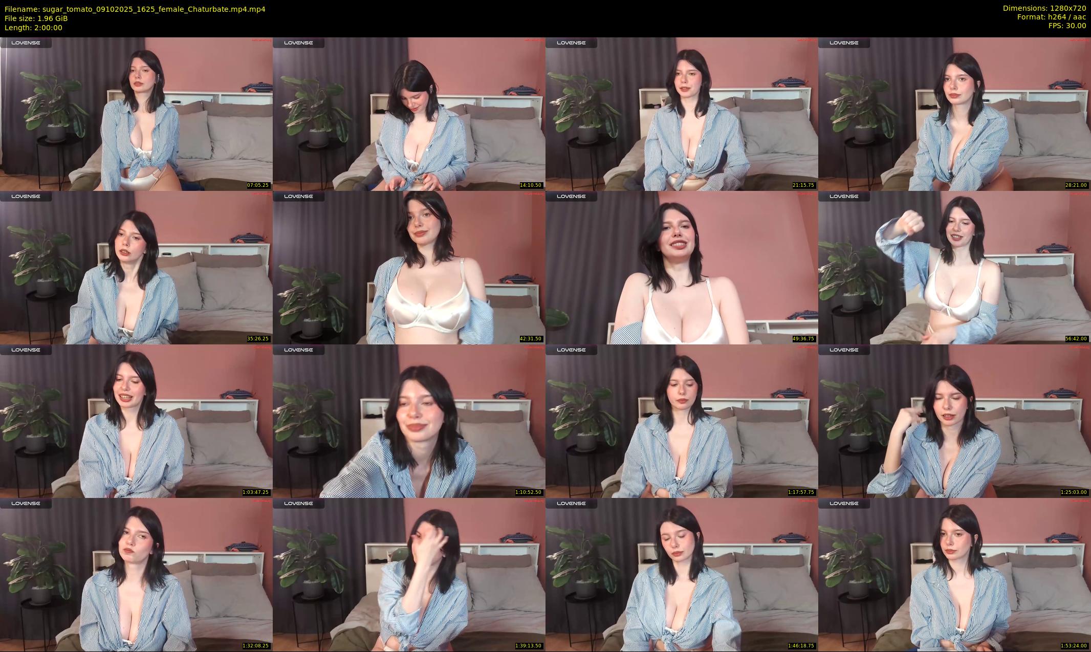 sugar_tomato — 120 minute Chaturbate female cam show recording, 720p, Oct 9, 2025