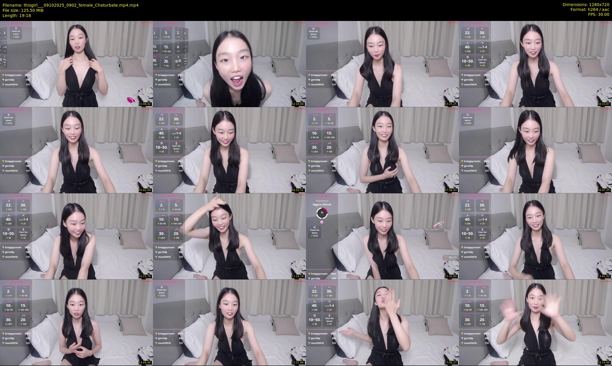 thisgirl__ — 20 minute Chaturbate female cam show recording, 720p, Oct 9, 2025