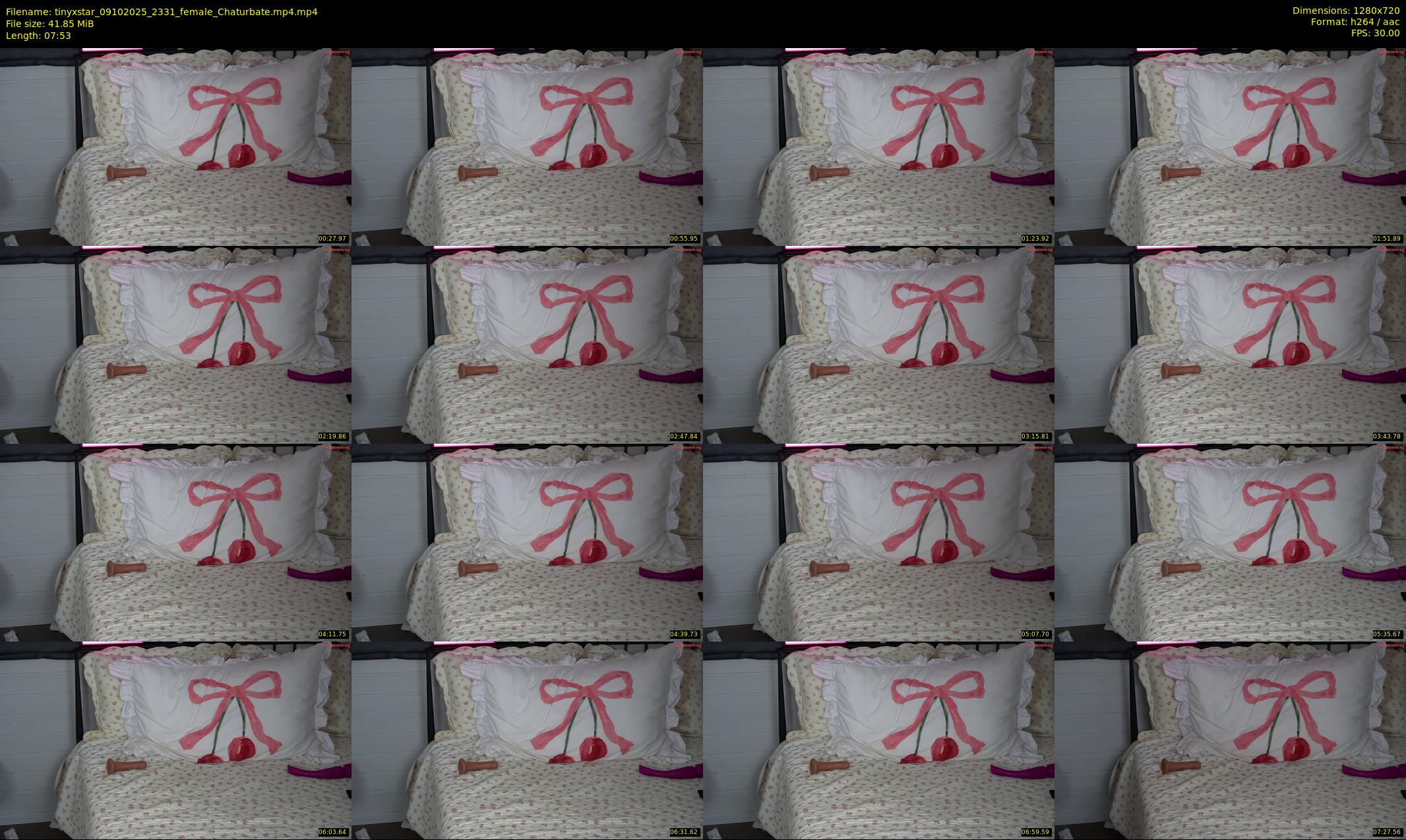 tinyxstar — 8 minute Chaturbate female cam show recording, 720p, Oct 9, 2025