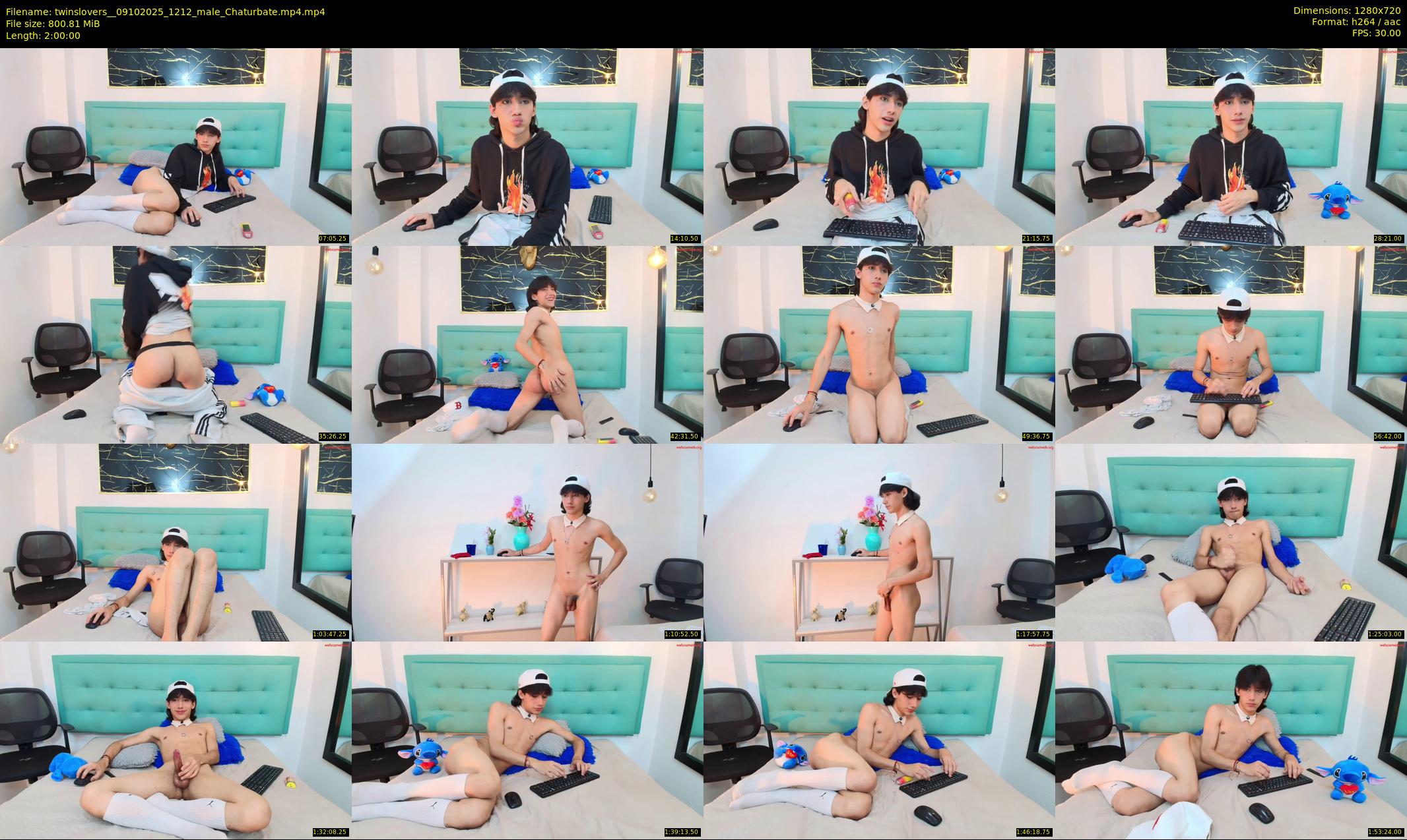 twinslovers_ — 120 minute Chaturbate couple cam show recording, 720p, Oct 9, 2025