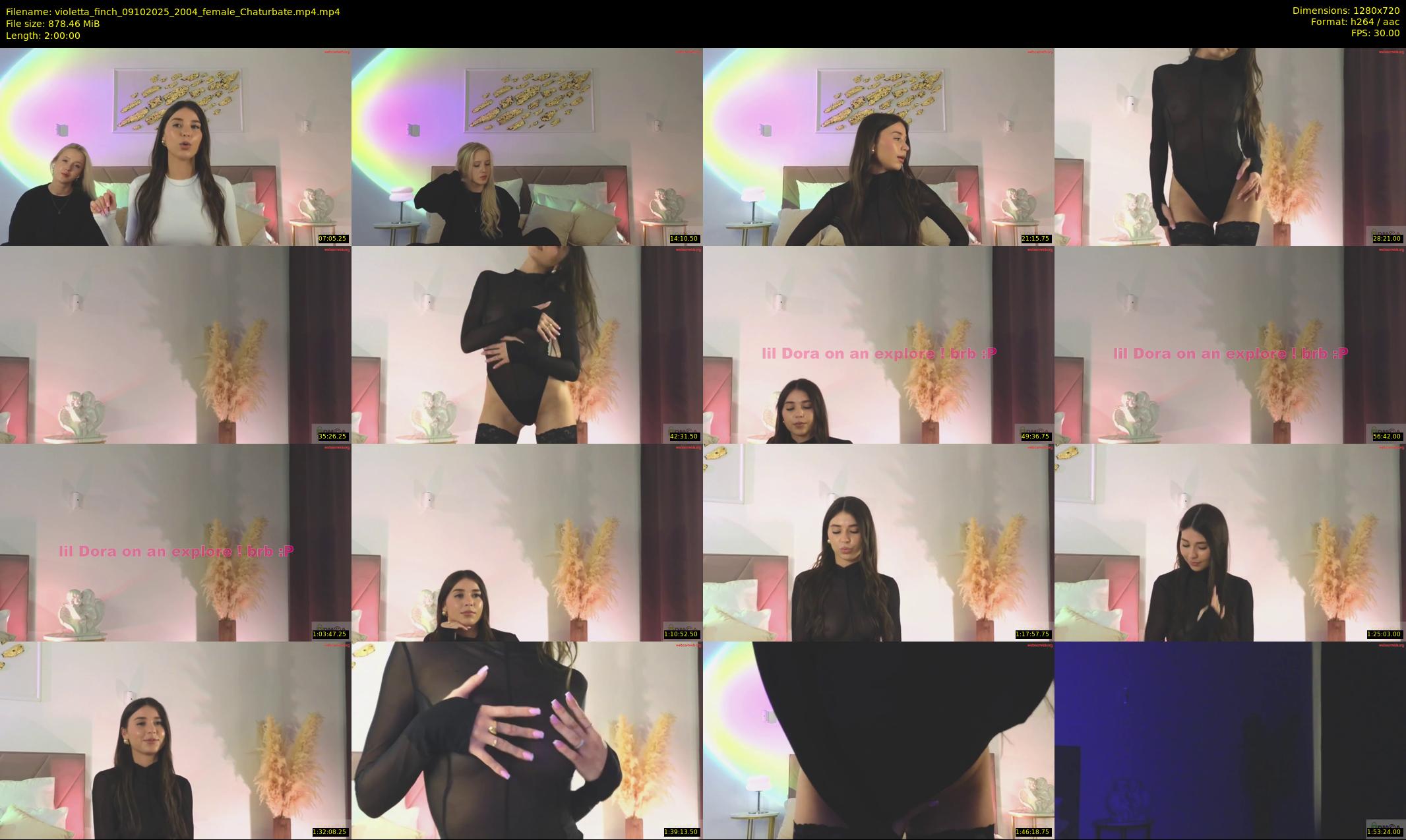 violetta_finch — 120 minute Chaturbate female cam show recording, 720p, Oct 9, 2025