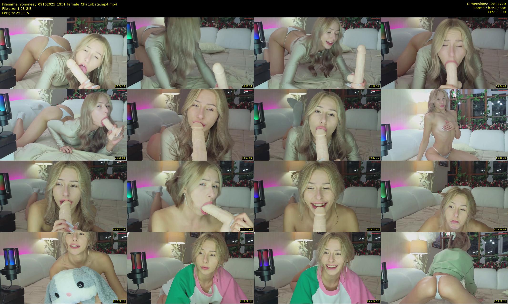 yononeey — 121 minute Chaturbate female cam show recording, 720p, Oct 9, 2025