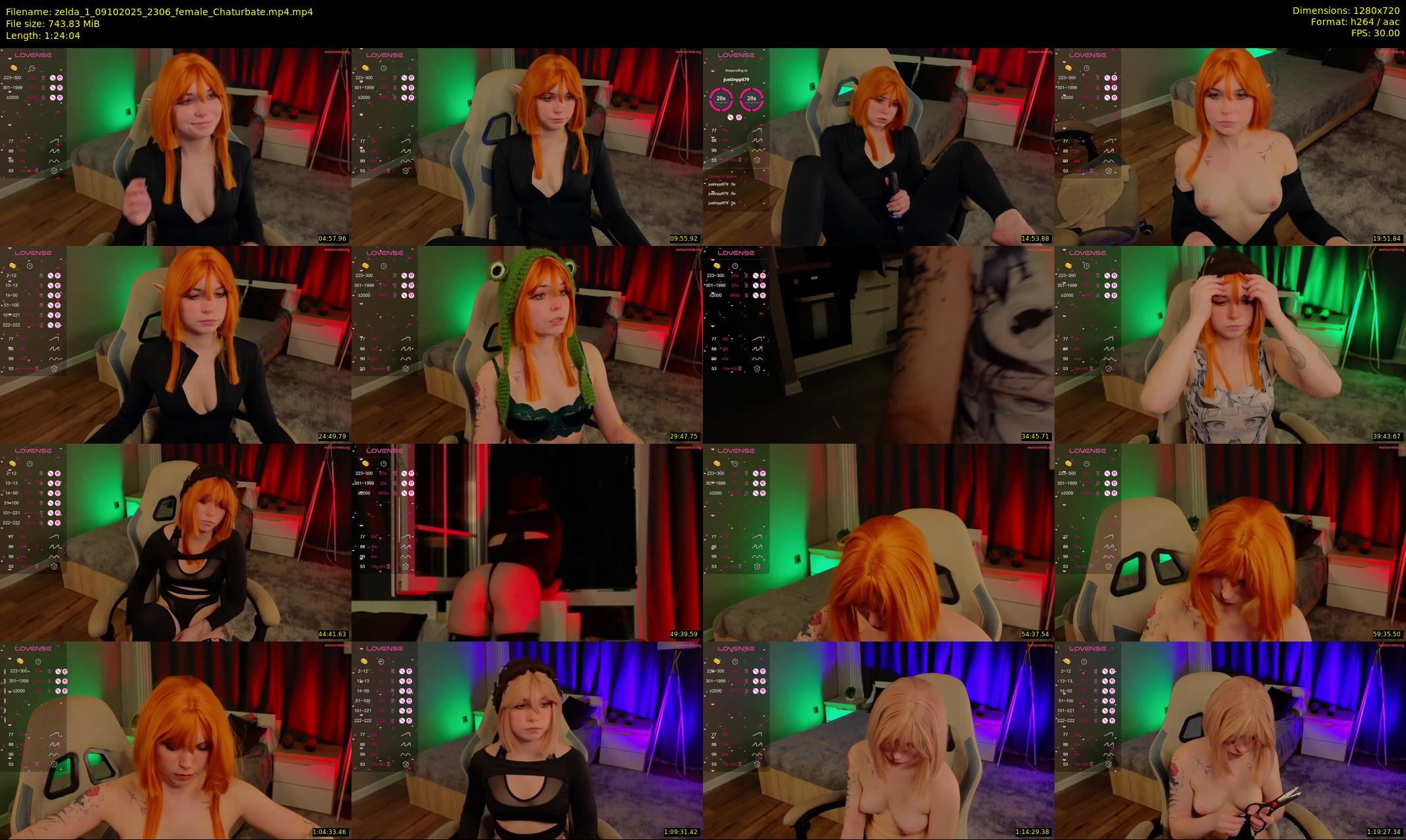 zelda_1 — 85 minute Chaturbate female cam show recording, 720p, Oct 9, 2025