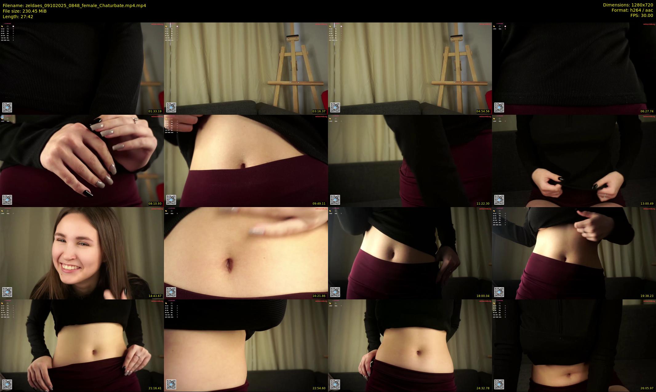 zeldaes — 28 minute Chaturbate female cam show recording, 720p, Oct 9, 2025