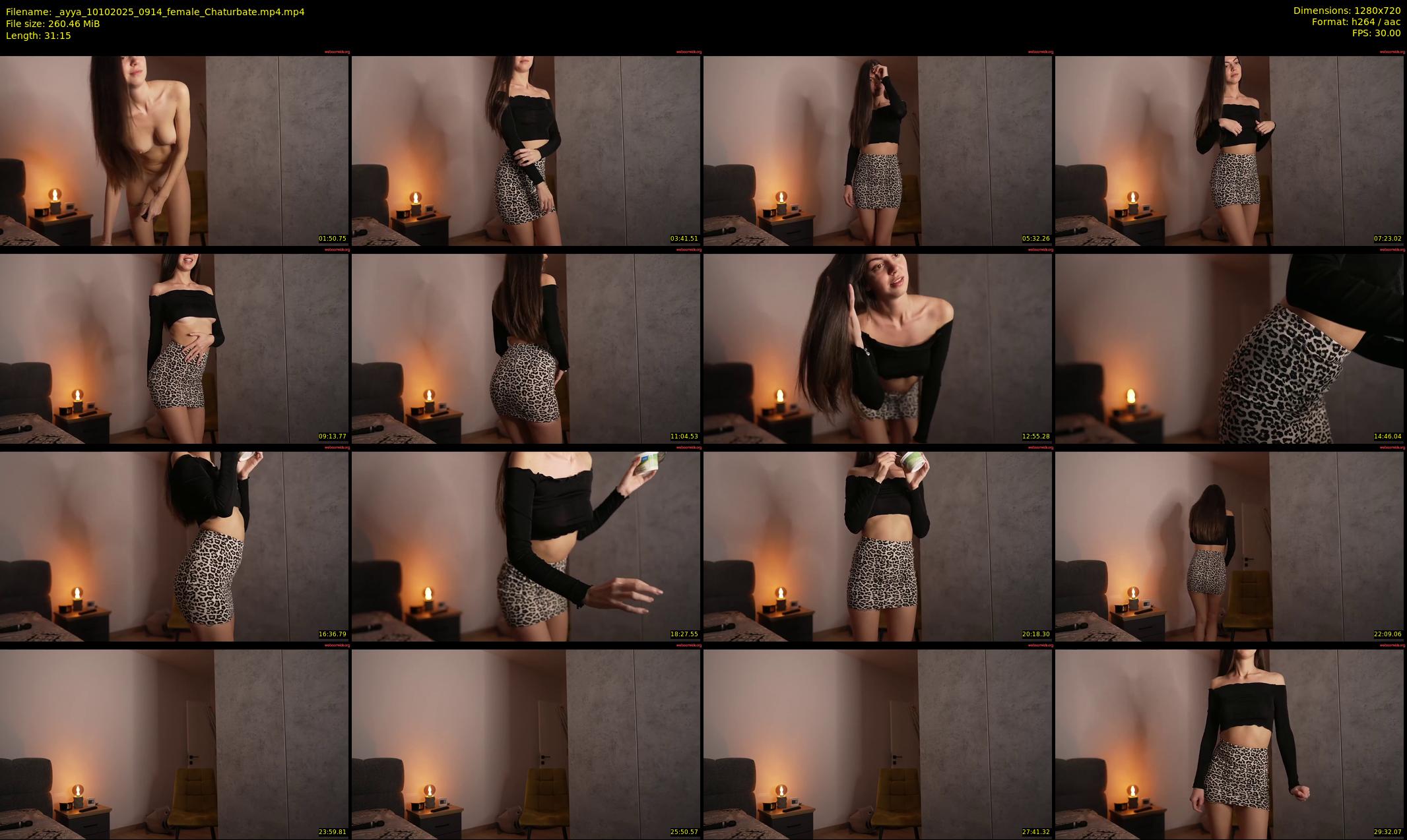 _ayya — 32 minute Chaturbate female cam show recording, 720p, Oct 10, 2025