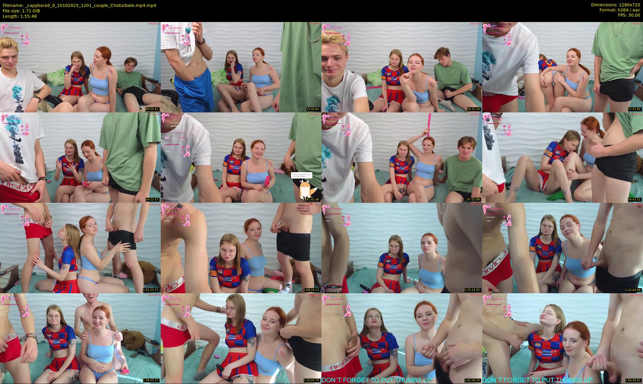 _capybara0_0 — 116 minute Chaturbate couple cam show recording, 720p, Oct 10, 2025