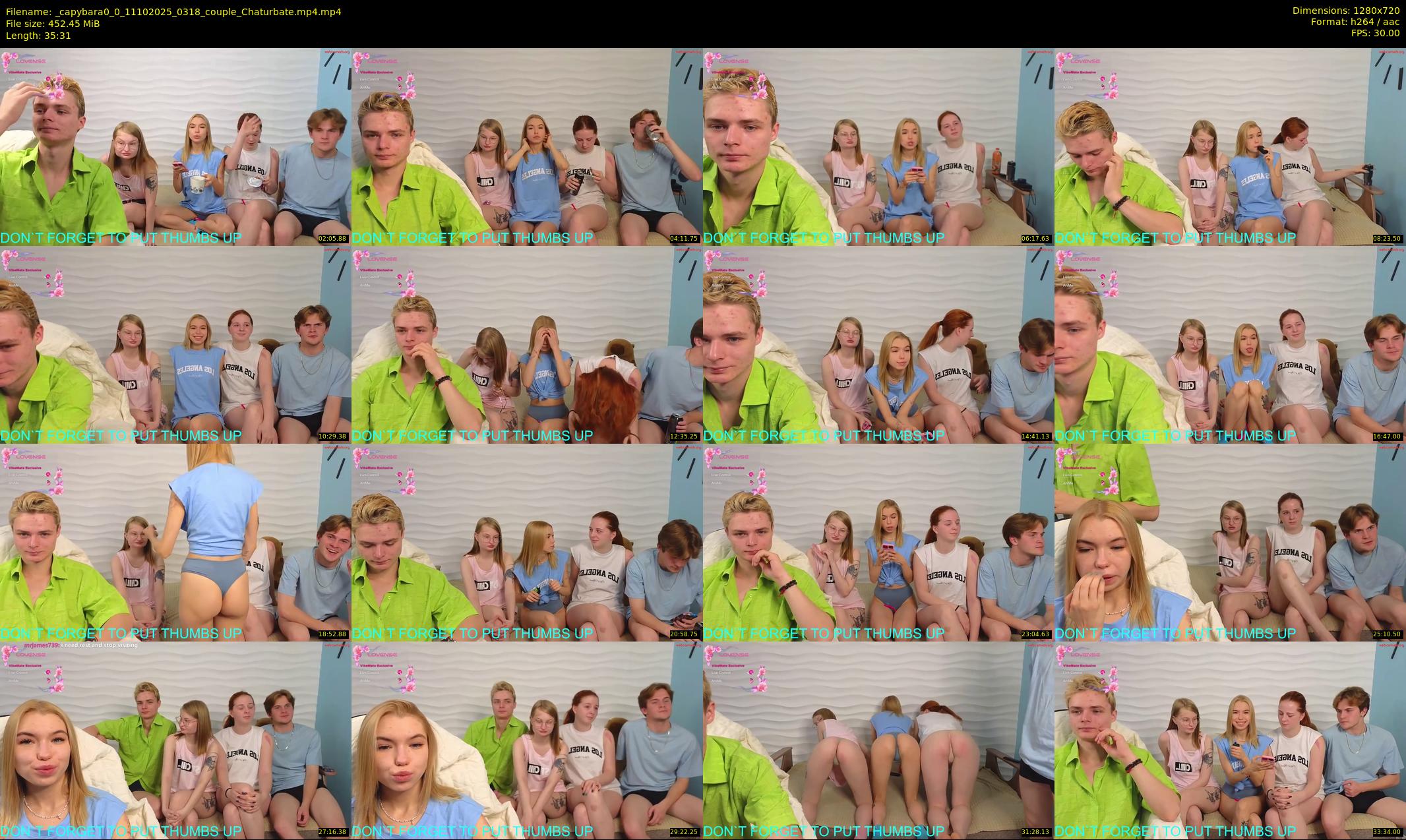 _capybara0_0 — 36 minute Chaturbate couple cam show recording, 720p, Oct 11, 2025