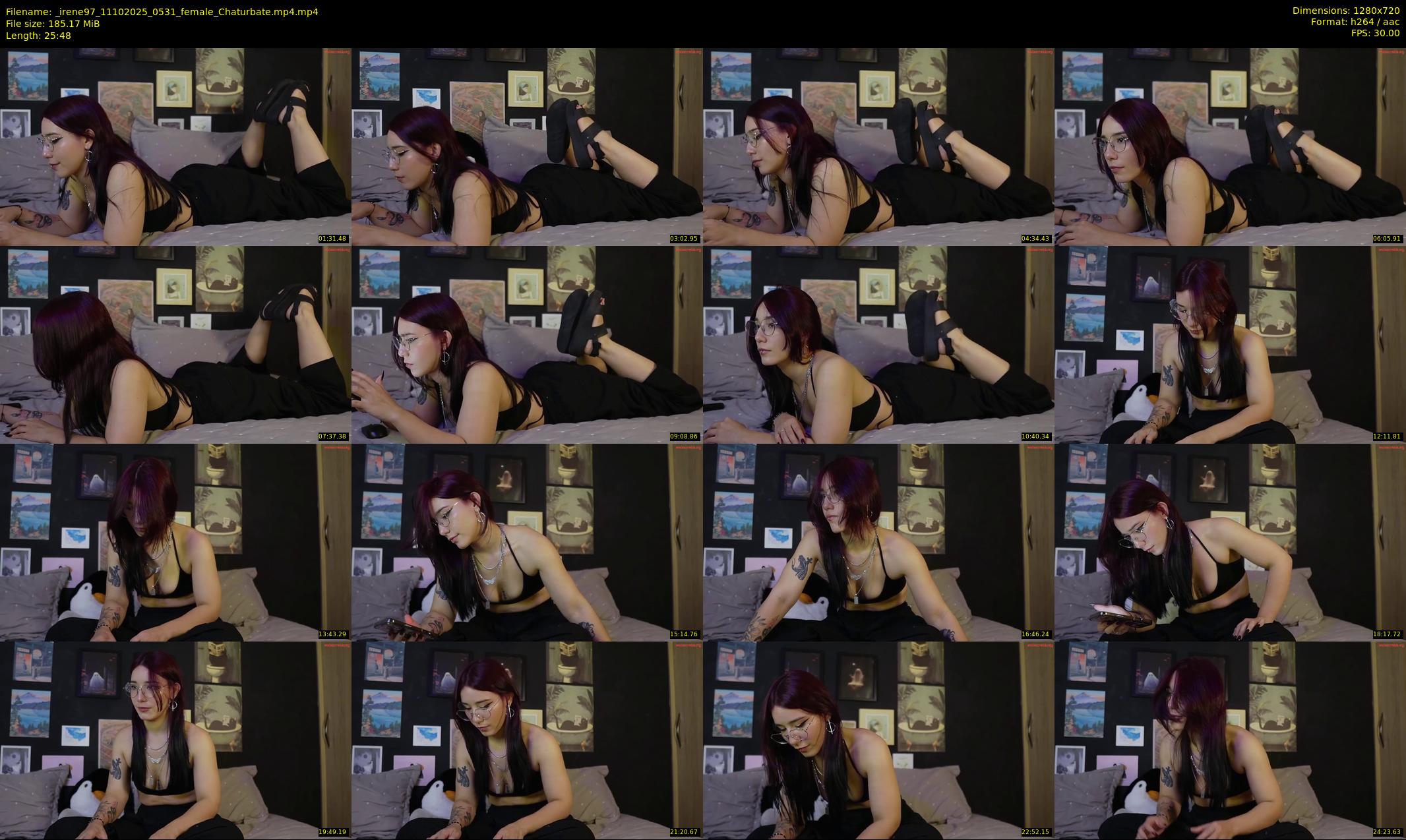 _irene97 — 26 minute Chaturbate female cam show recording, 720p, Oct 11, 2025
