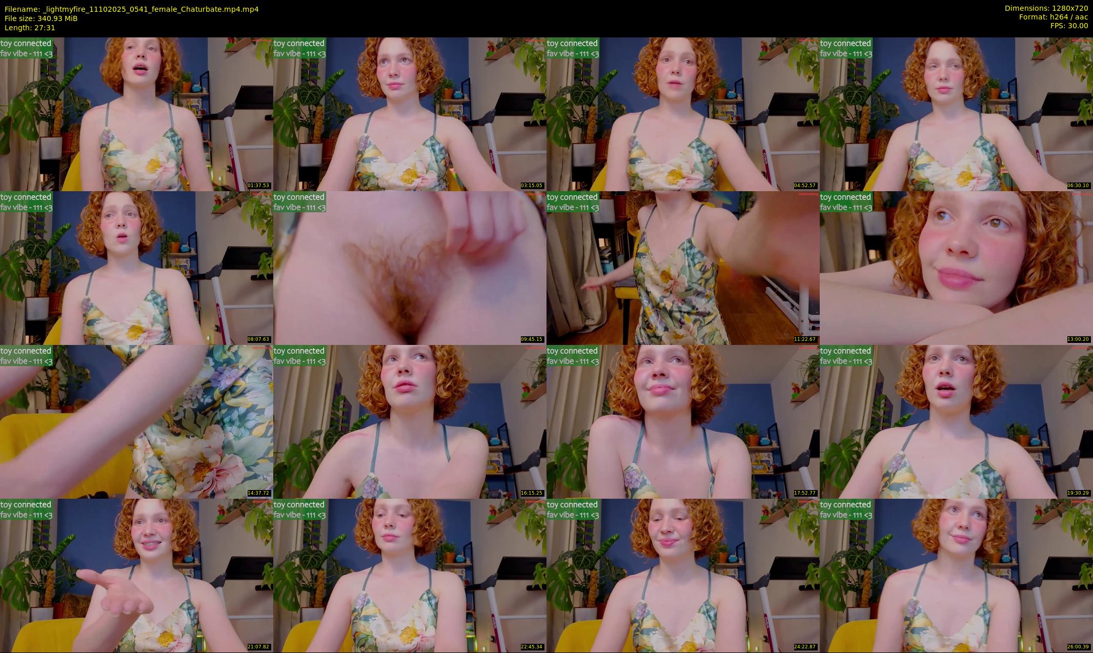 _lightmyfire — 28 minute Chaturbate female cam show recording, 720p, Oct 11, 2025