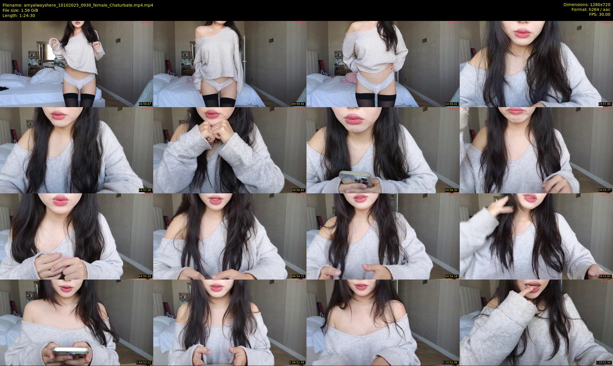 amyalwayshere — 85 minute Chaturbate female cam show recording, 720p, Oct 10, 2025
