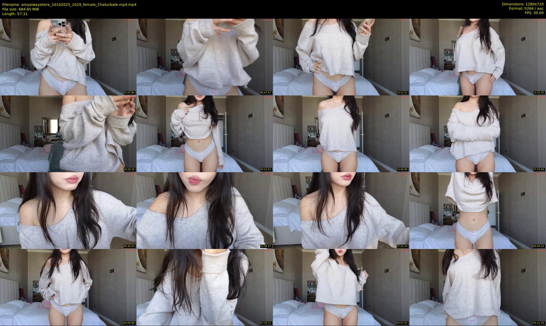 amyalwayshere — 58 minute Chaturbate female cam show recording, 720p, Oct 10, 2025