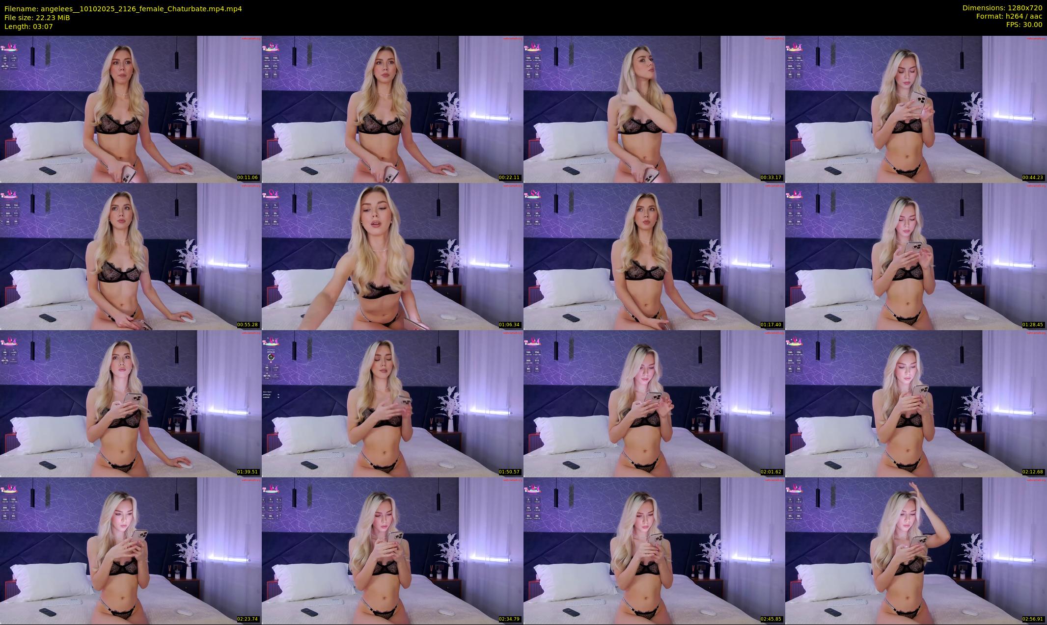 angelees_ — 4 minute Chaturbate female cam show recording, 720p, Oct 10, 2025