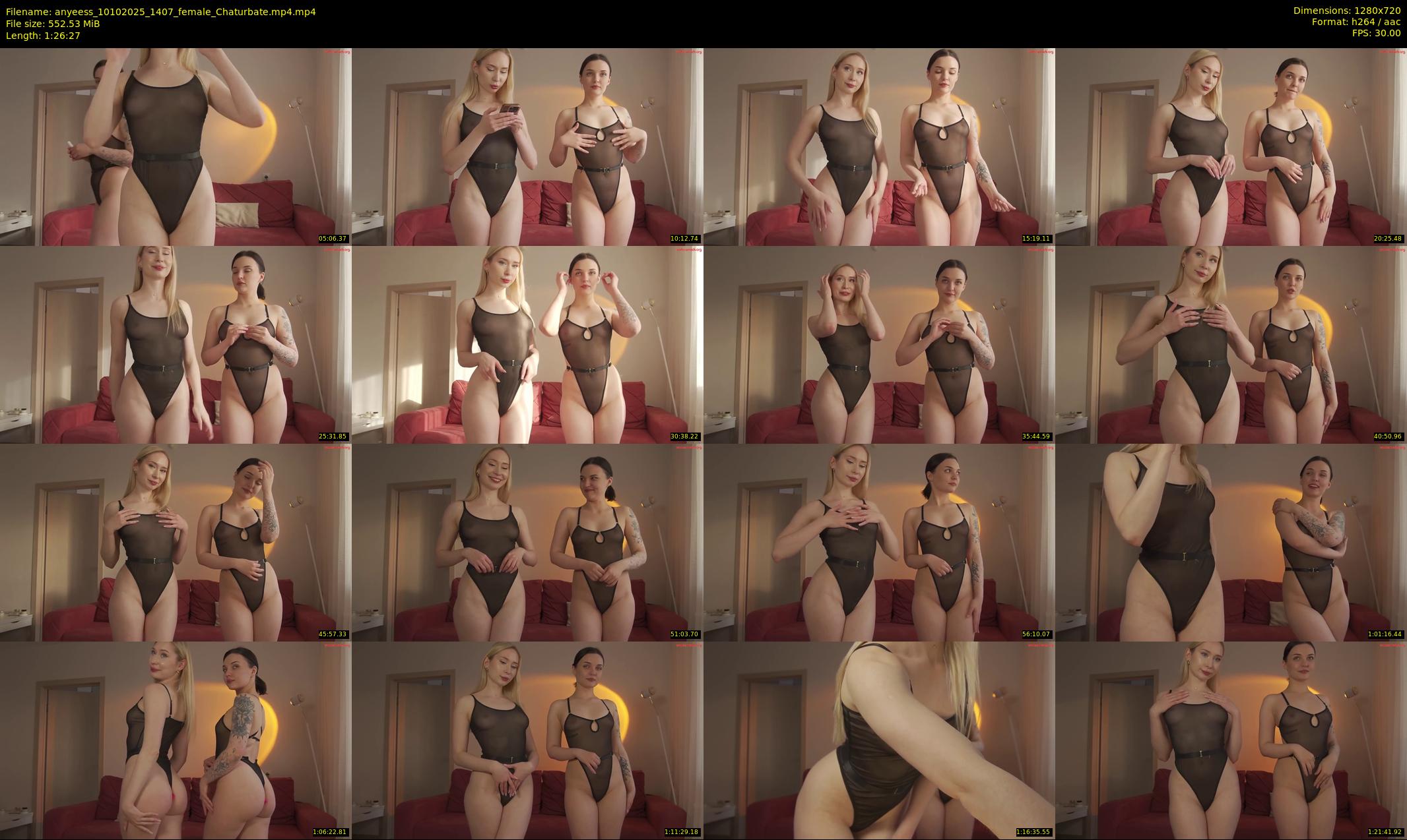 anyeess — 87 minute Chaturbate female cam show recording, 720p, Oct 10, 2025
