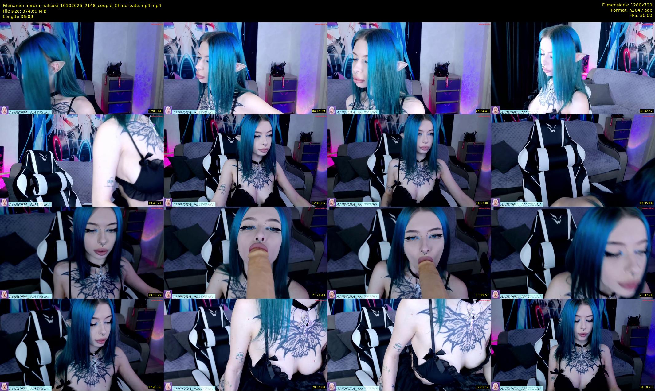 aurora_natsuki — 37 minute Chaturbate couple cam show recording, 720p, Oct 10, 2025