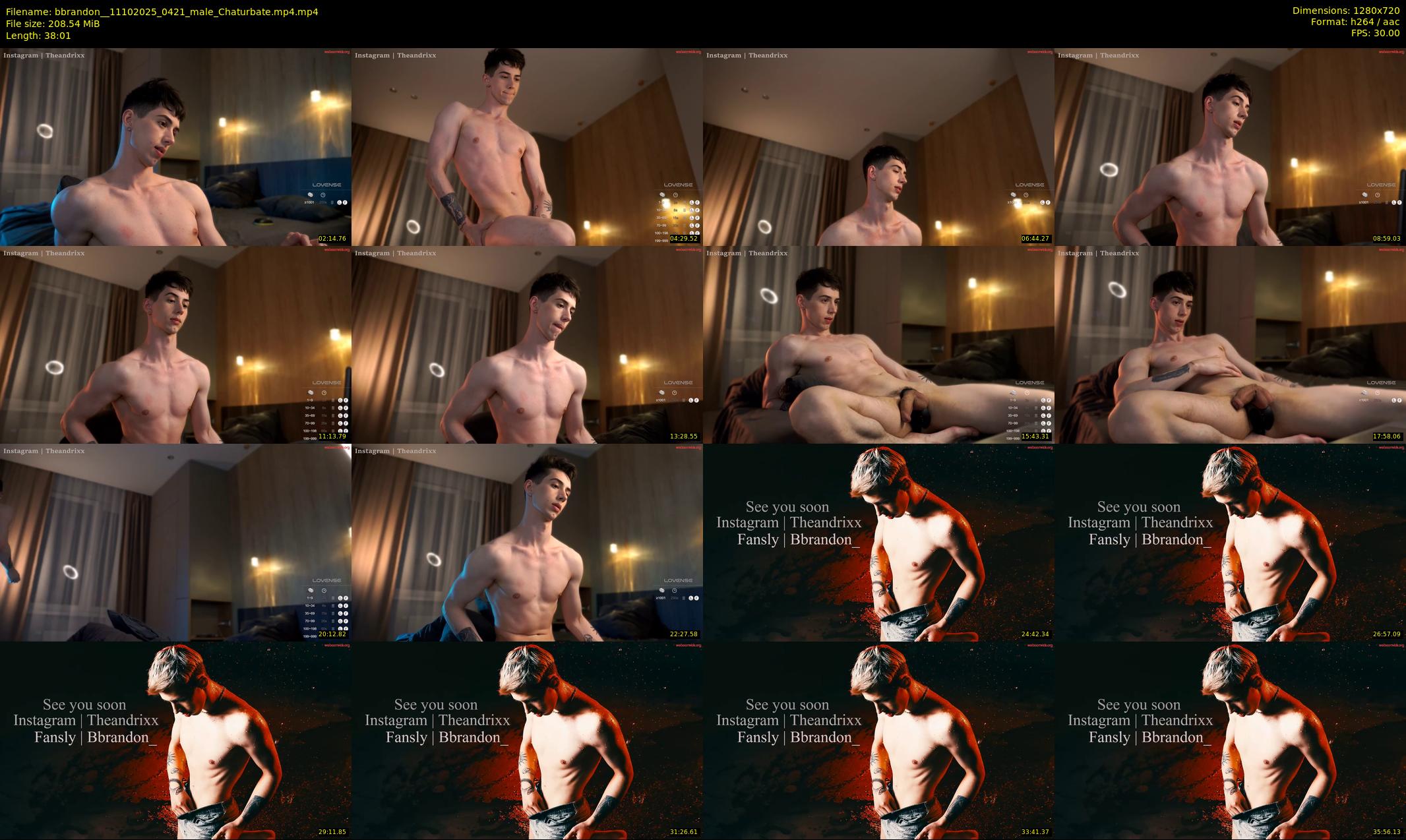 bbrandon_ — 39 minute Chaturbate male cam show recording, 720p, Oct 11, 2025