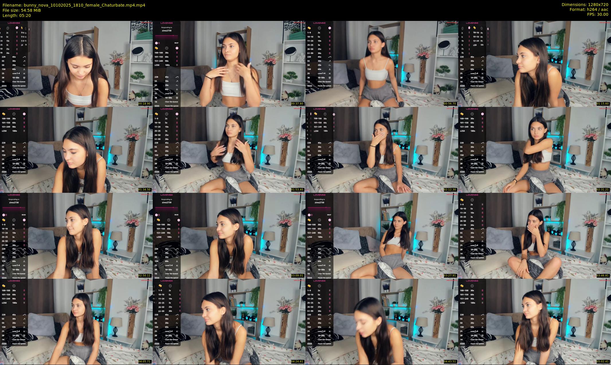 bunny_nova — 6 minute Chaturbate female cam show recording, 720p, Oct 10, 2025