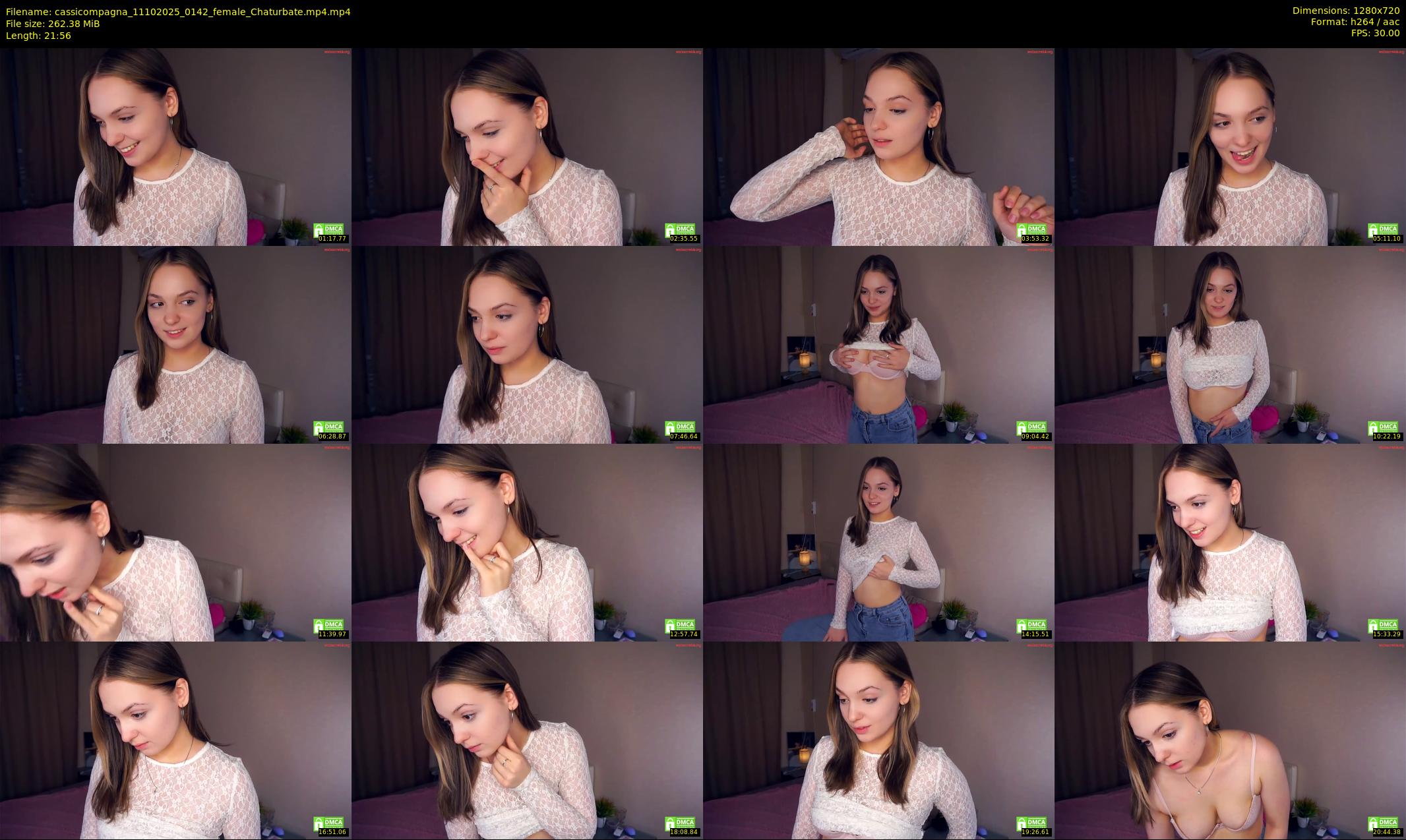 cassicompagna — 22 minute Chaturbate female cam show recording, 720p, Oct 11, 2025