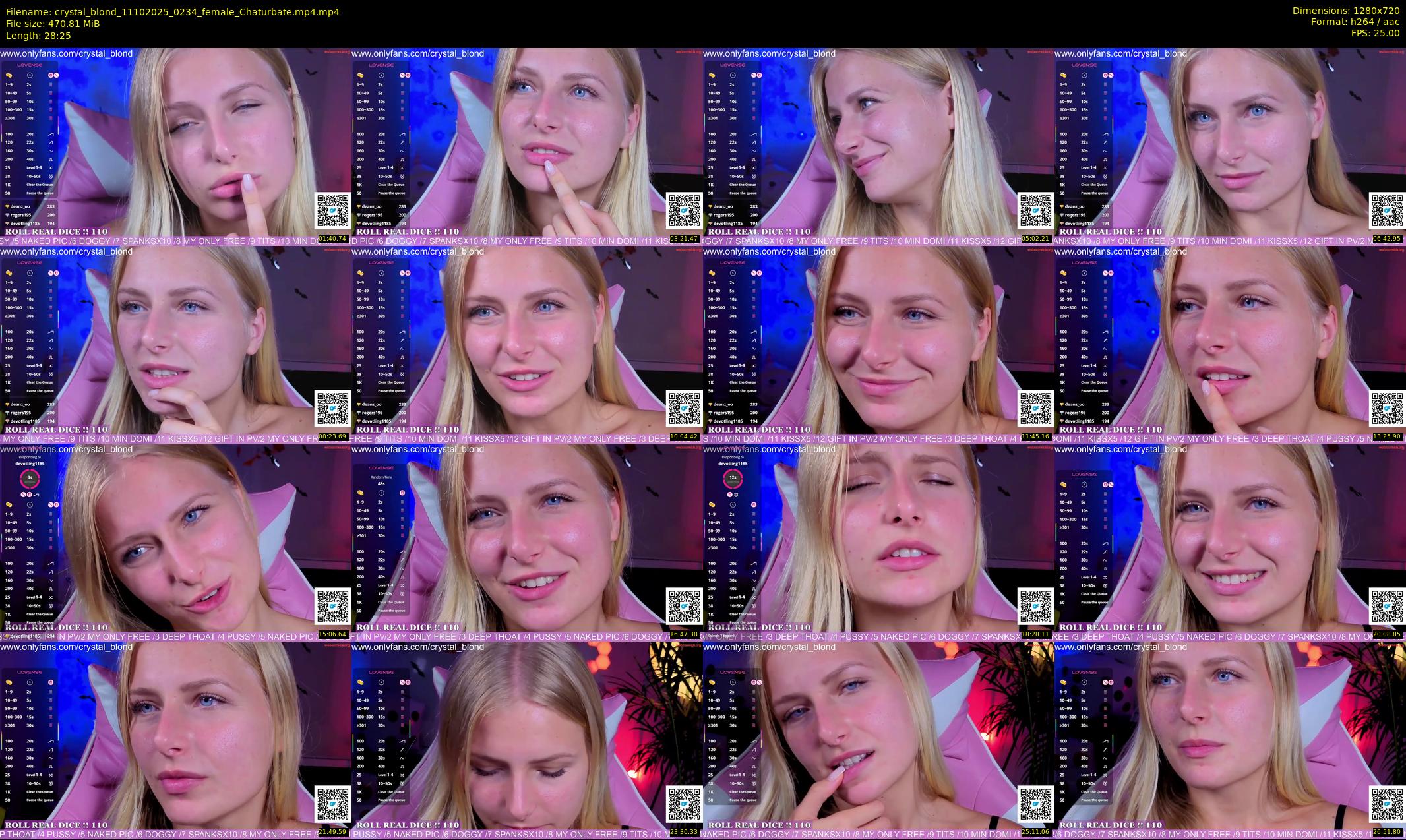 crystal_blond — 29 minute Chaturbate female cam show recording, 720p, Oct 11, 2025