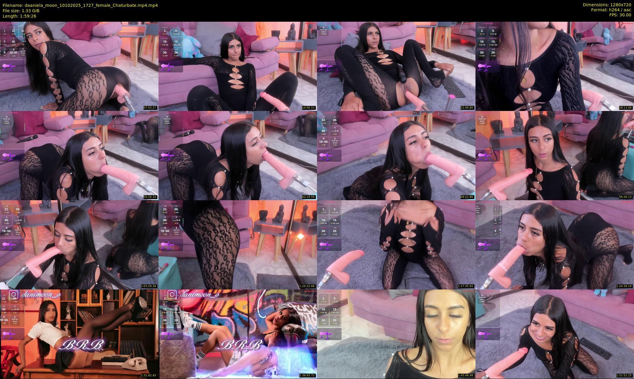 daaniela_moon — 120 minute Chaturbate female cam show recording, 720p, Oct 10, 2025