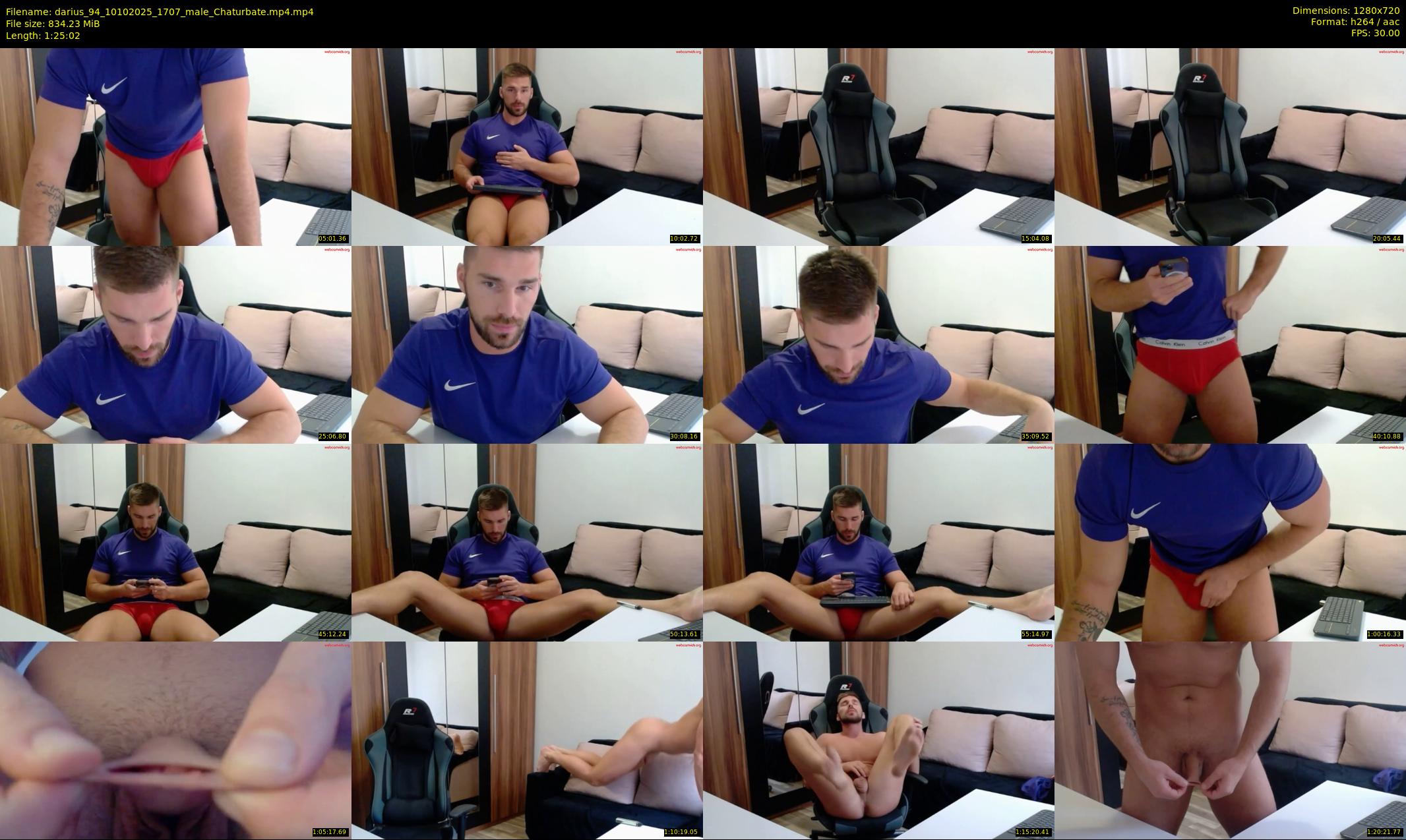 darius_94 — 86 minute Chaturbate male cam show recording, 720p, Oct 10, 2025