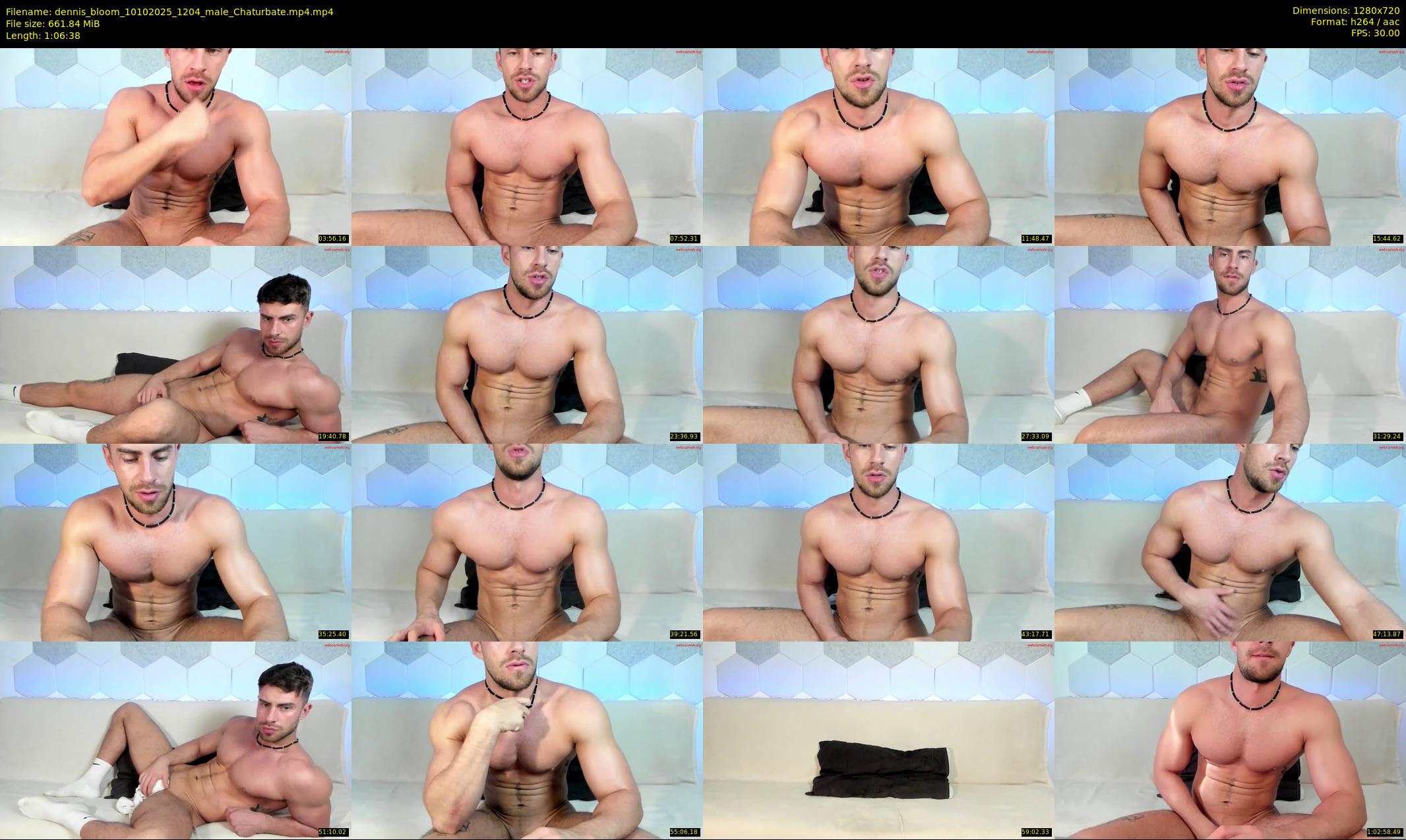 dennis_bloom — 67 minute Chaturbate male cam show recording, 720p, Oct 10, 2025