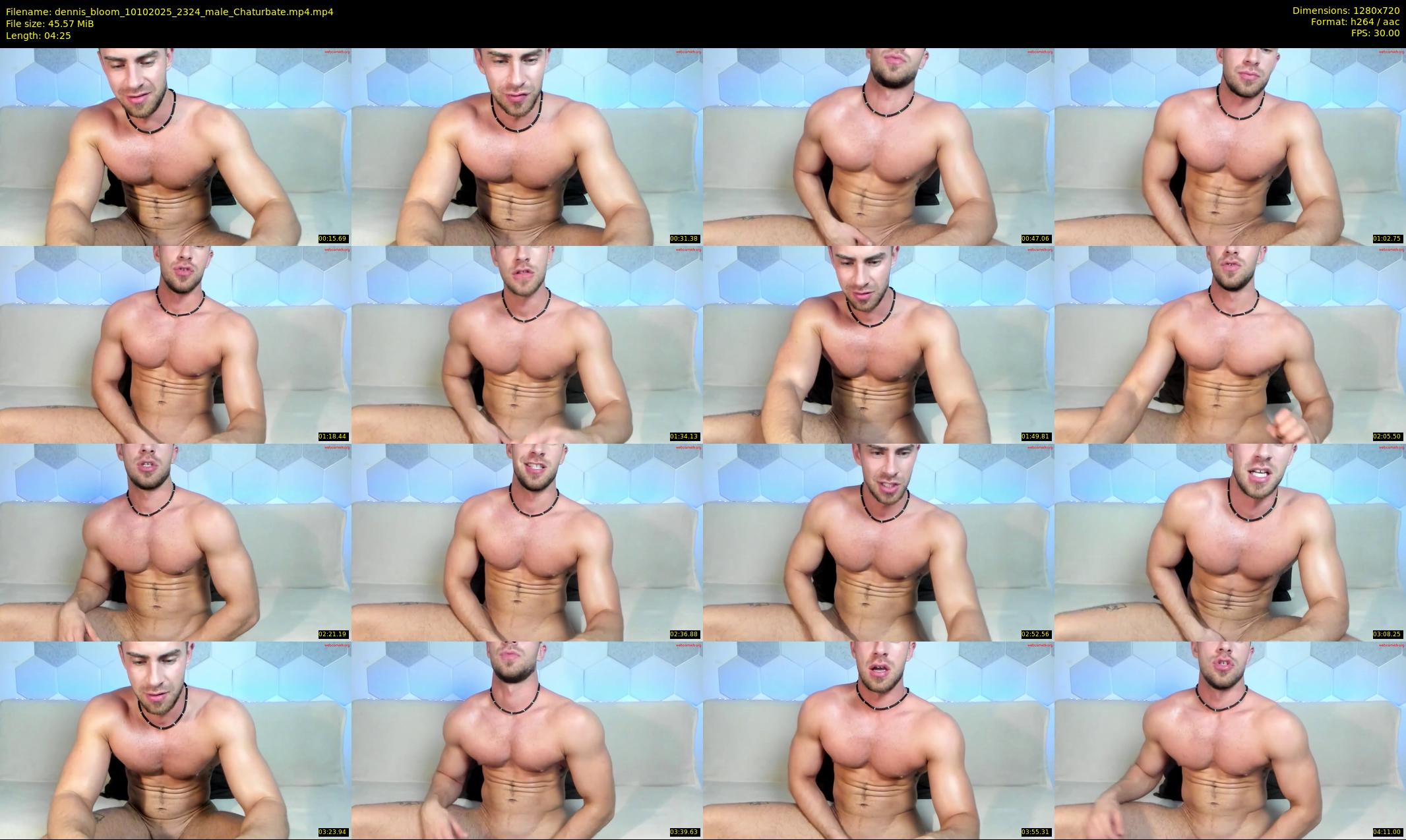 dennis_bloom — 5 minute Chaturbate male cam show recording, 720p, Oct 10, 2025