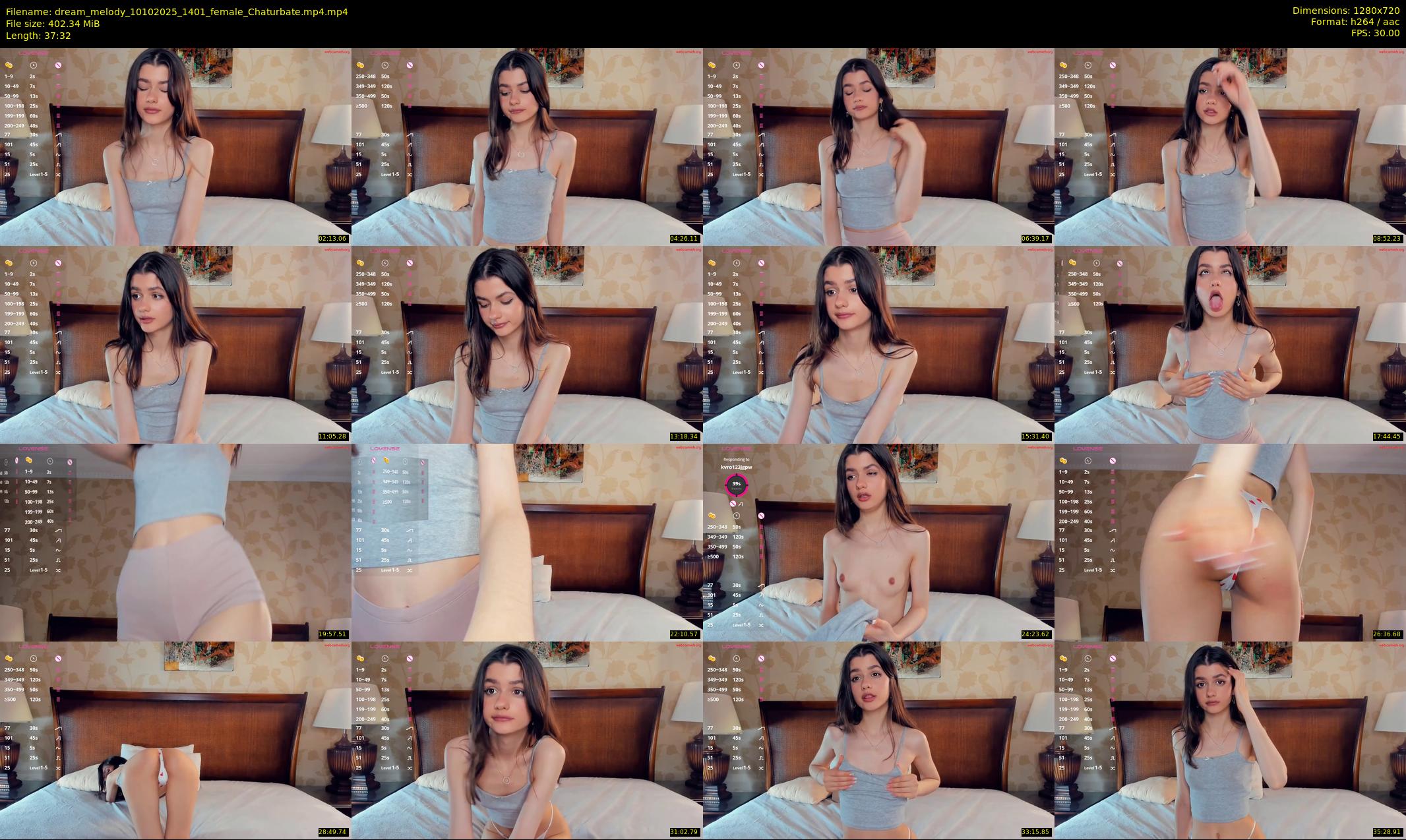 dream_melody — 38 minute Chaturbate female cam show recording, 720p, Oct 10, 2025