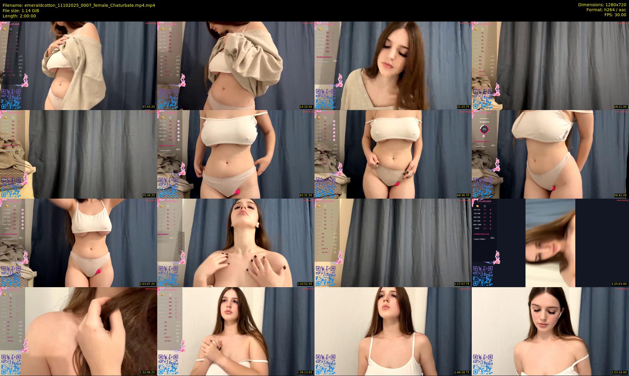 emeraldcotton — 120 minute Chaturbate female cam show recording, 720p, Oct 11, 2025
