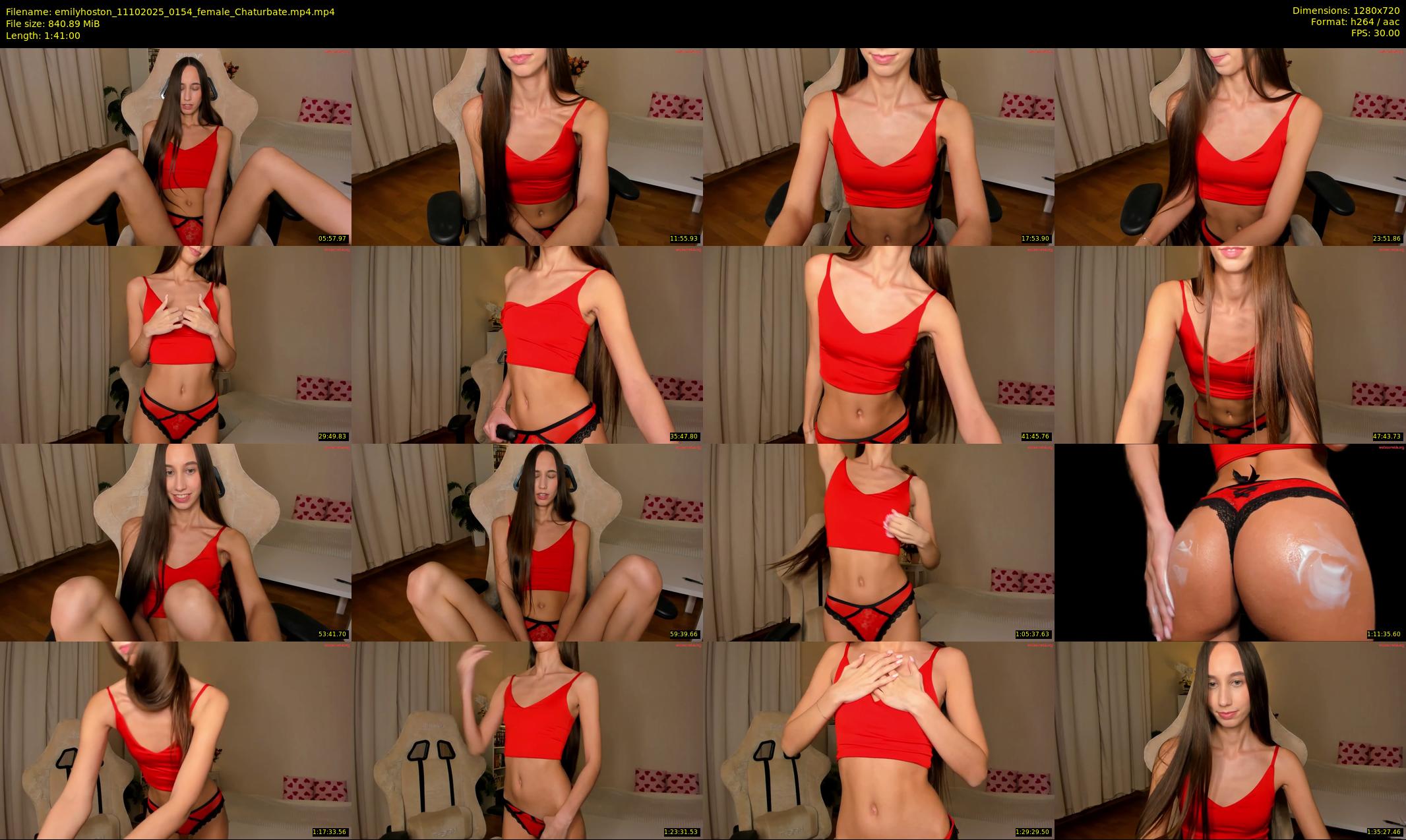 emilyhoston — 101 minute Chaturbate female cam show recording, 720p, Oct 11, 2025