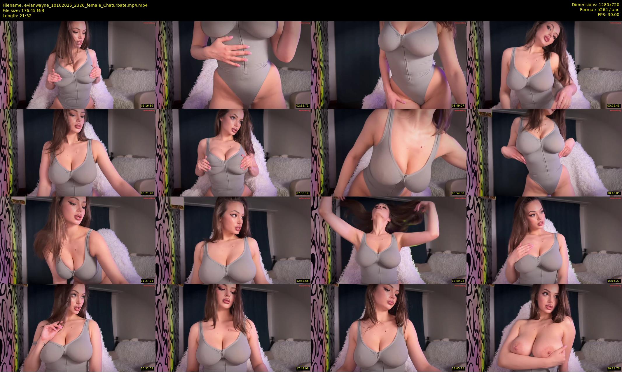 evianwayne — 22 minute Chaturbate female cam show recording, 720p, Oct 10, 2025