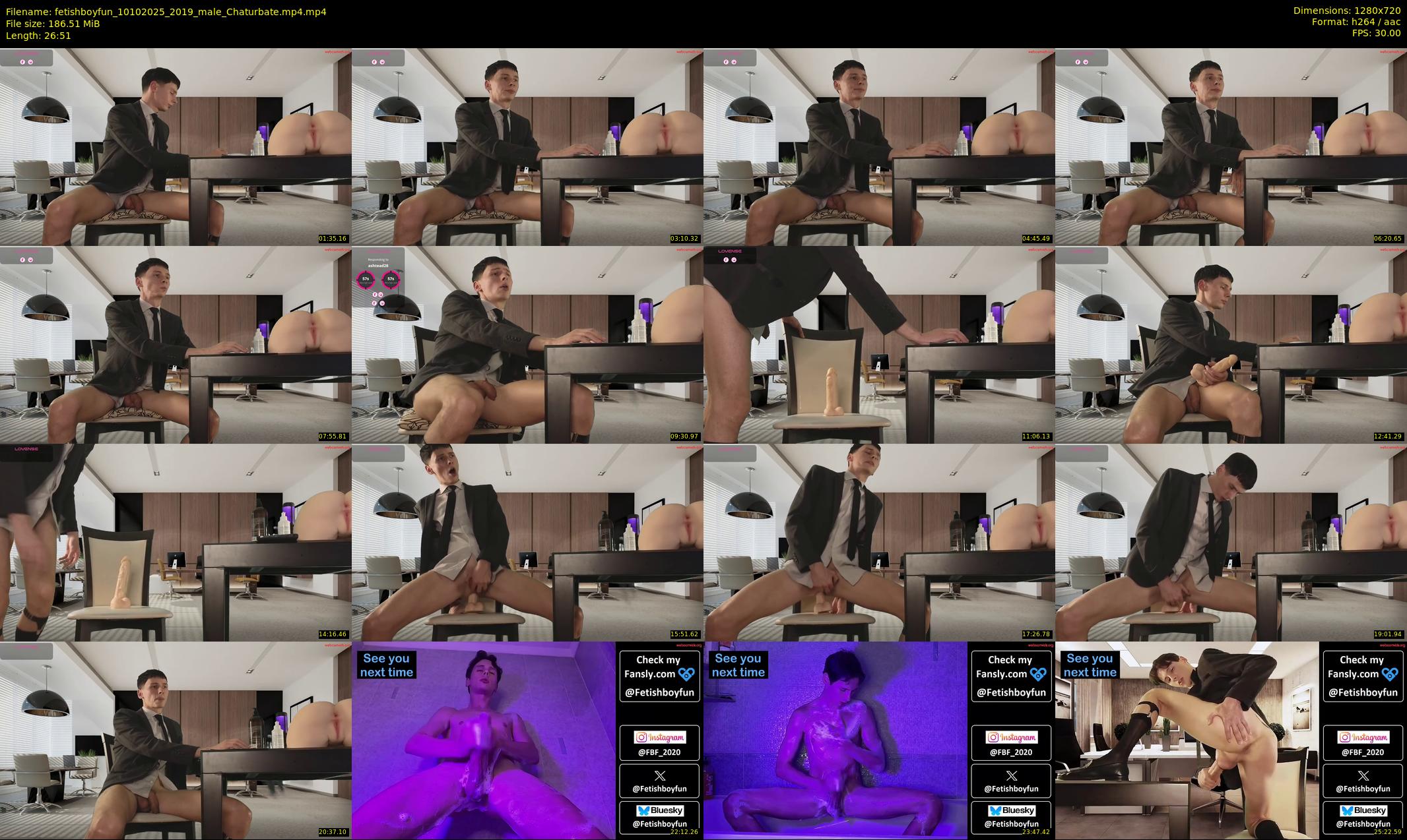 fetishboyfun — 27 minute Chaturbate male cam show recording, 720p, Oct 10, 2025