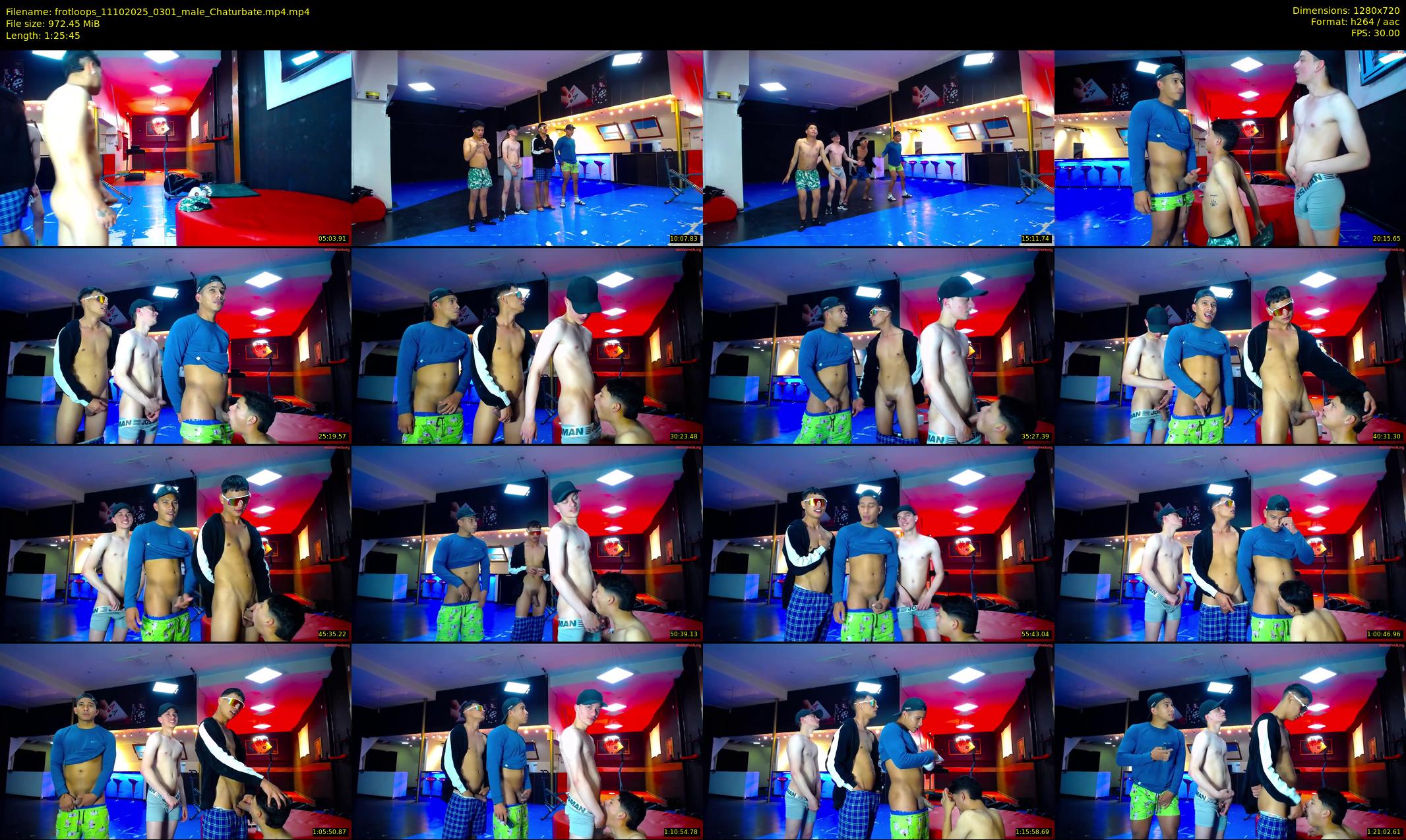 frotloops — 86 minute Chaturbate male cam show recording, 720p, Oct 11, 2025