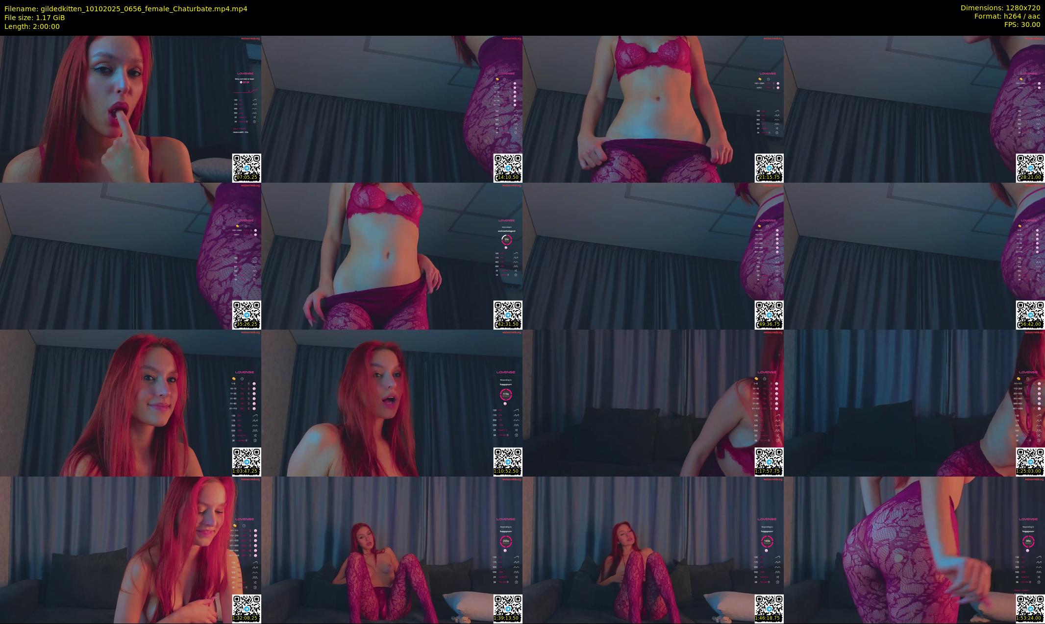 gildedkitten — 120 minute Chaturbate female cam show recording, 720p, Oct 10, 2025