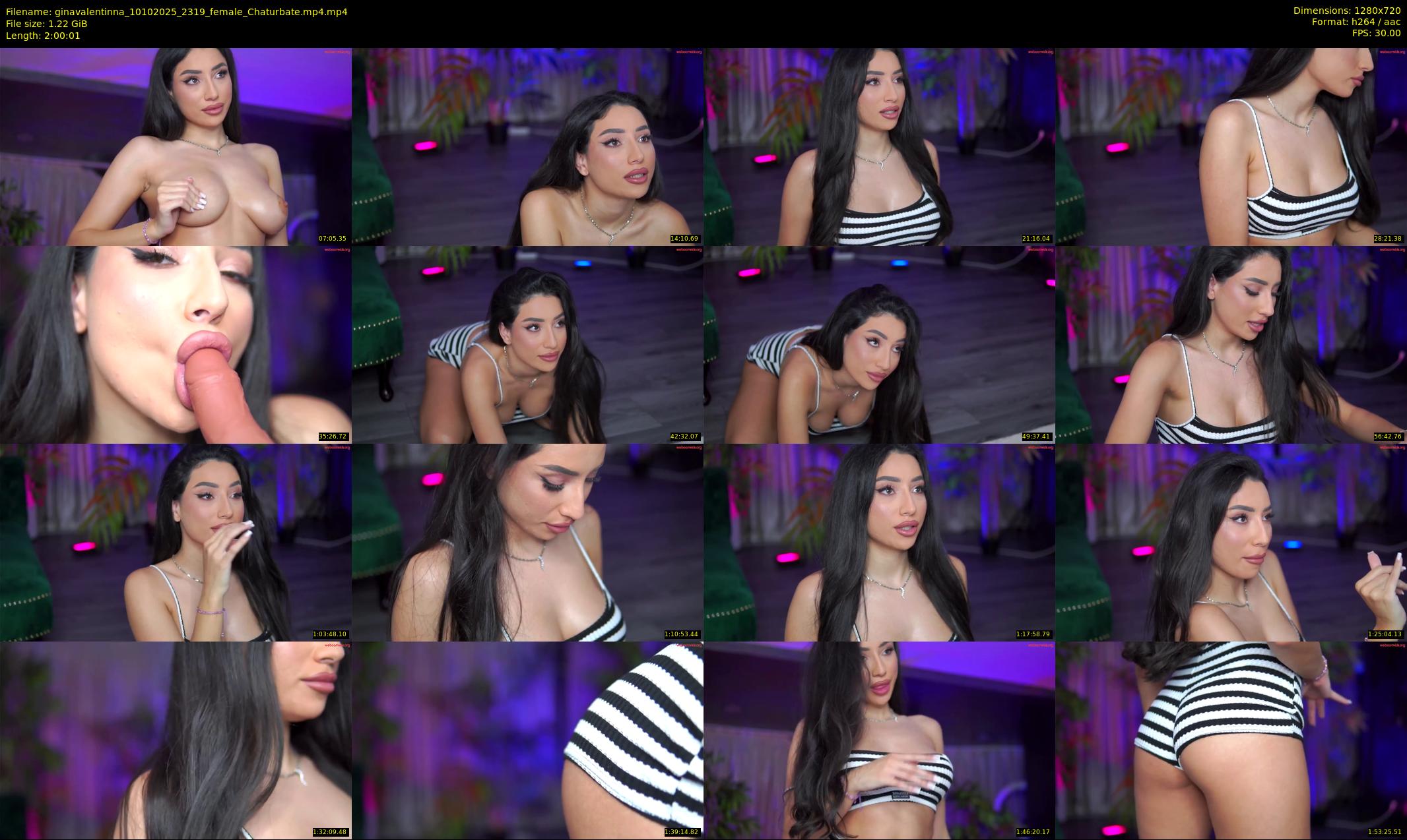 ginavalentinna — 121 minute Chaturbate female cam show recording, 720p, Oct 10, 2025